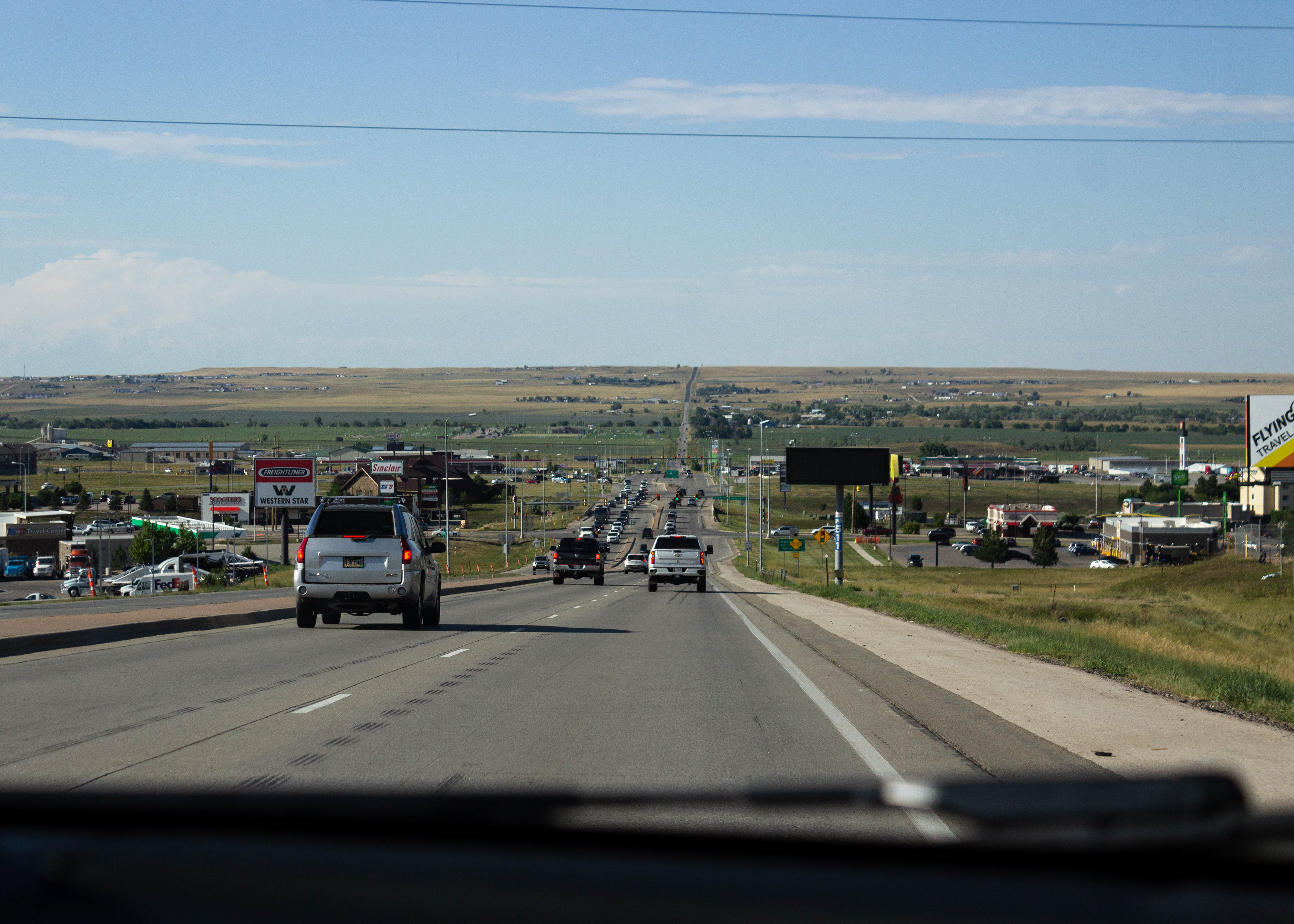 Somewhere on Highway 90 in South Dakota.