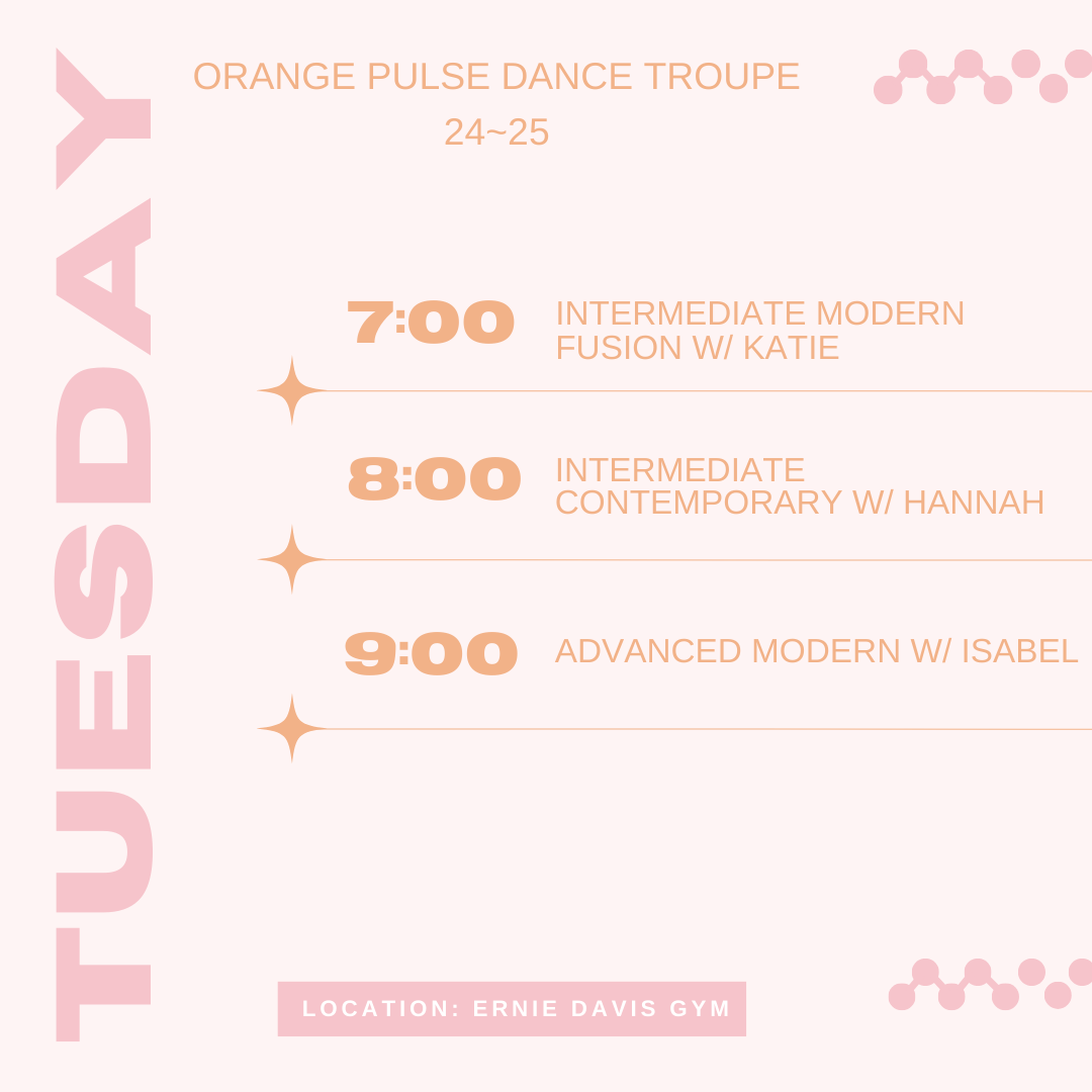 Check out the account @orangepulsesu since July 2024!