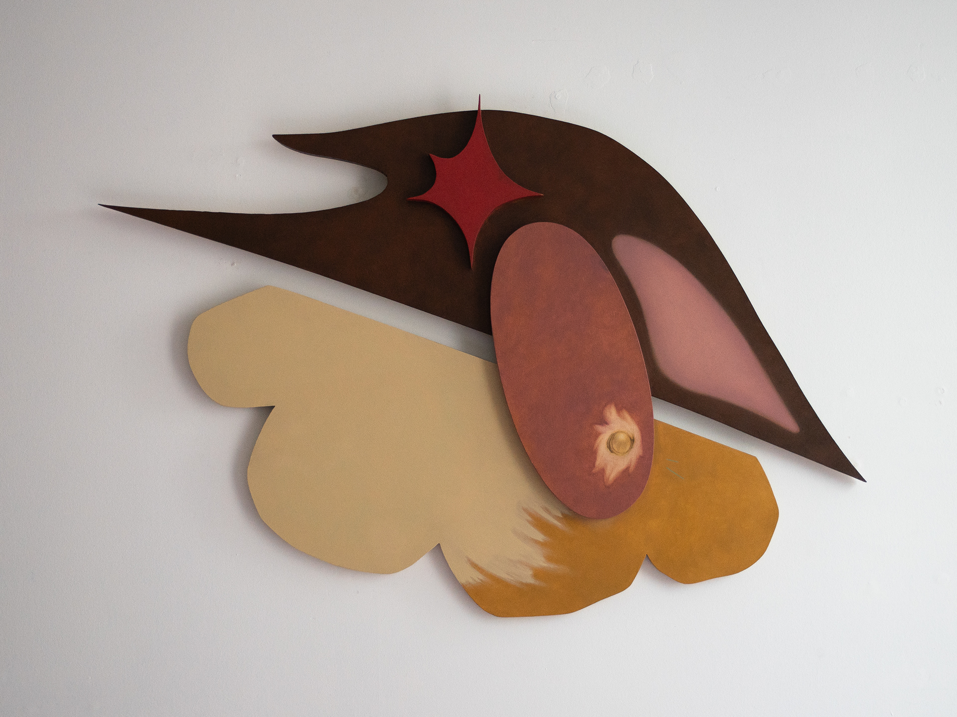 Dreamweaver. Oil on baltic birch plywood. 36W x 24H inch.