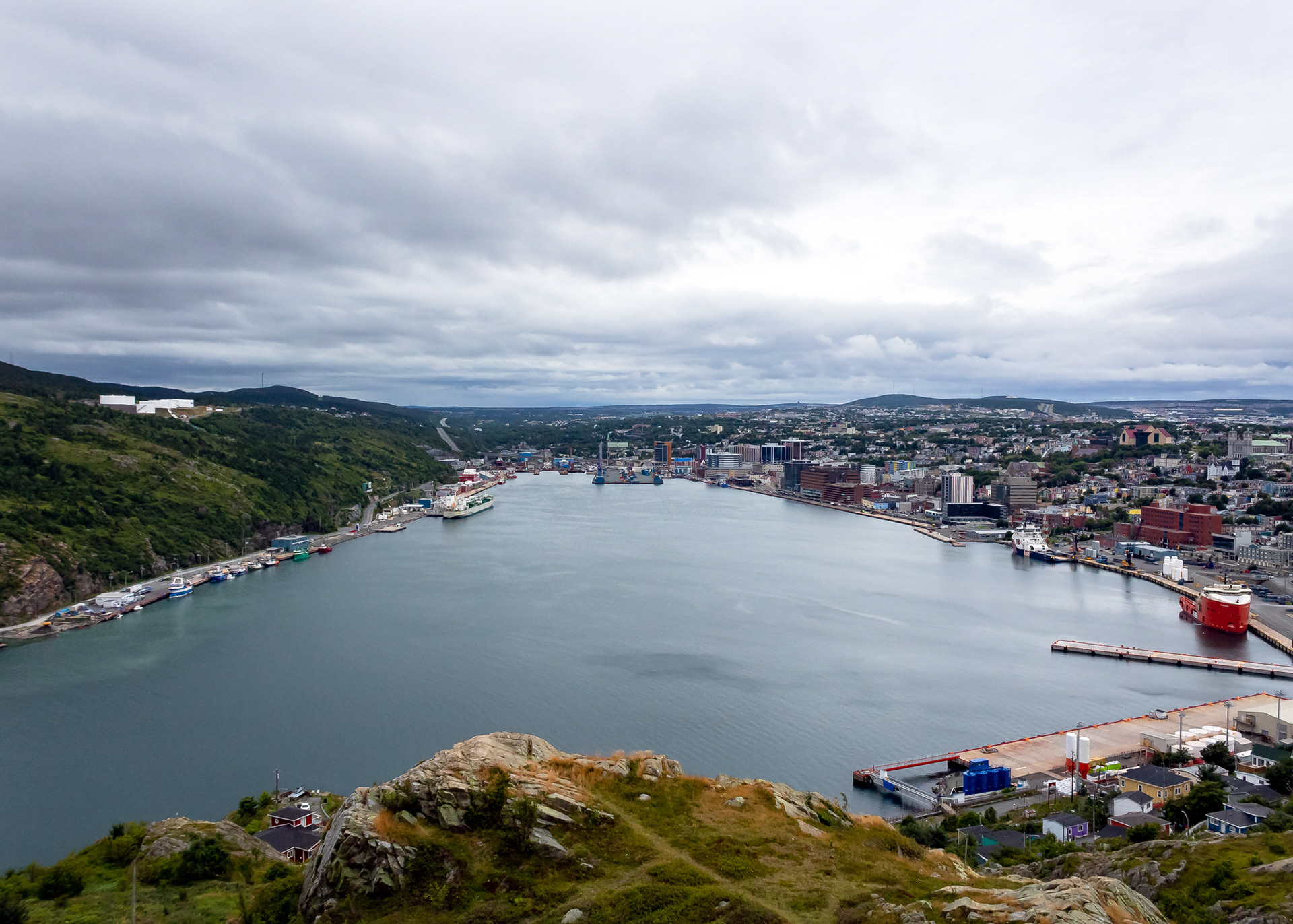 Panoramic View of St. John's Harbour