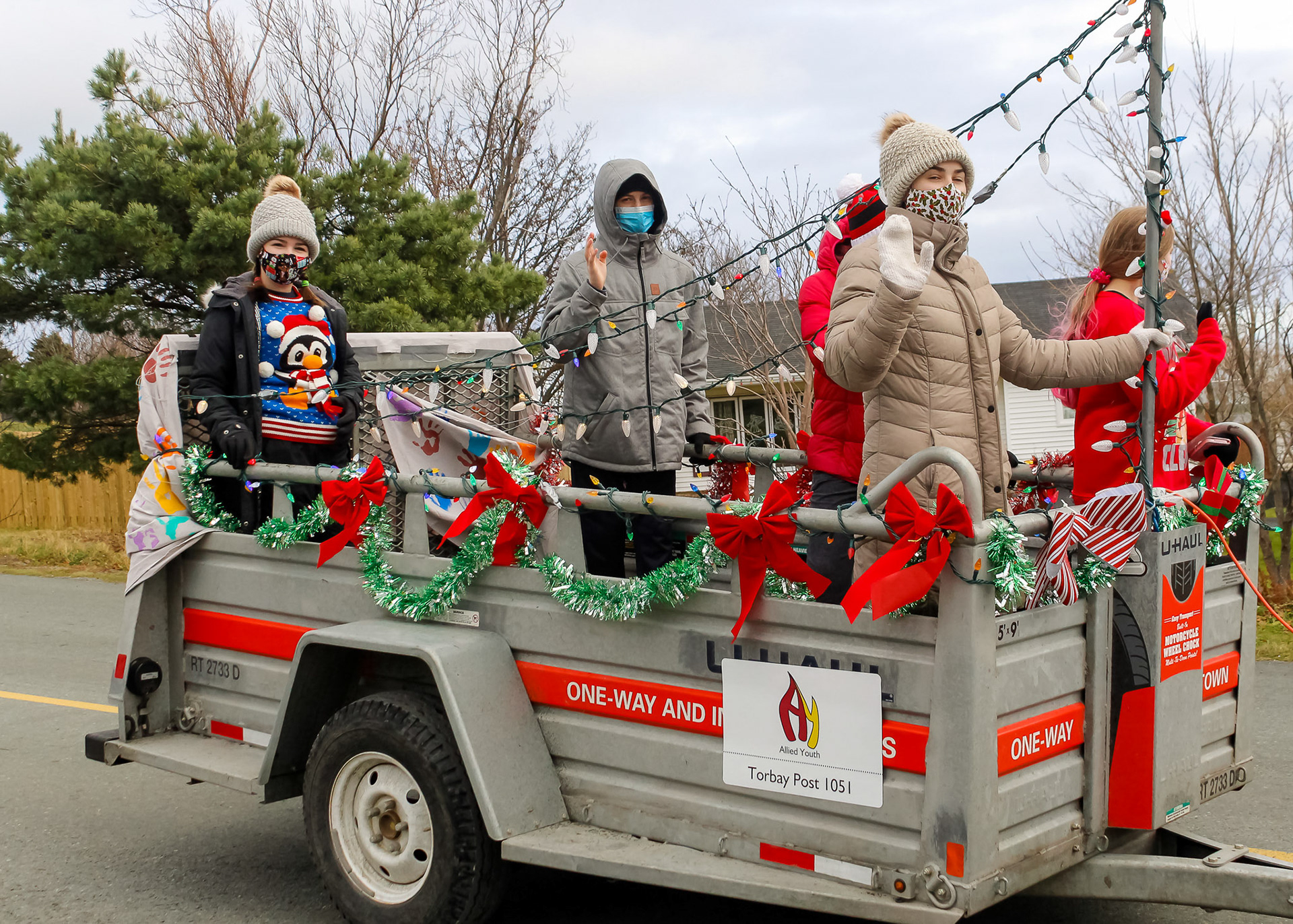 Christmas parade in Pouch Cove, Newfoundland, Canada