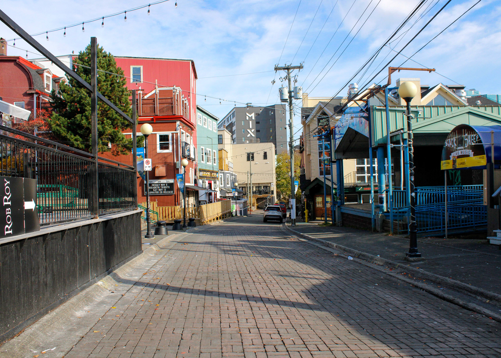 George Street in downtown St. John's. Newfoundland