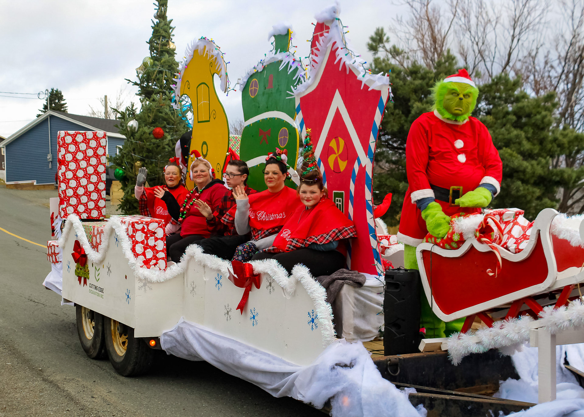 Christmas parade in Pouch Cove, Newfoundland, Canada