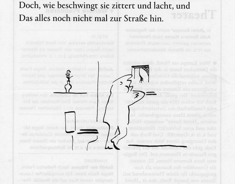 „ICH LEBE MIT EINER SPINNE ZUSAMMEN, SIE“ von Thomas Kunst; LITERATUR SPIEGEL 12/2015