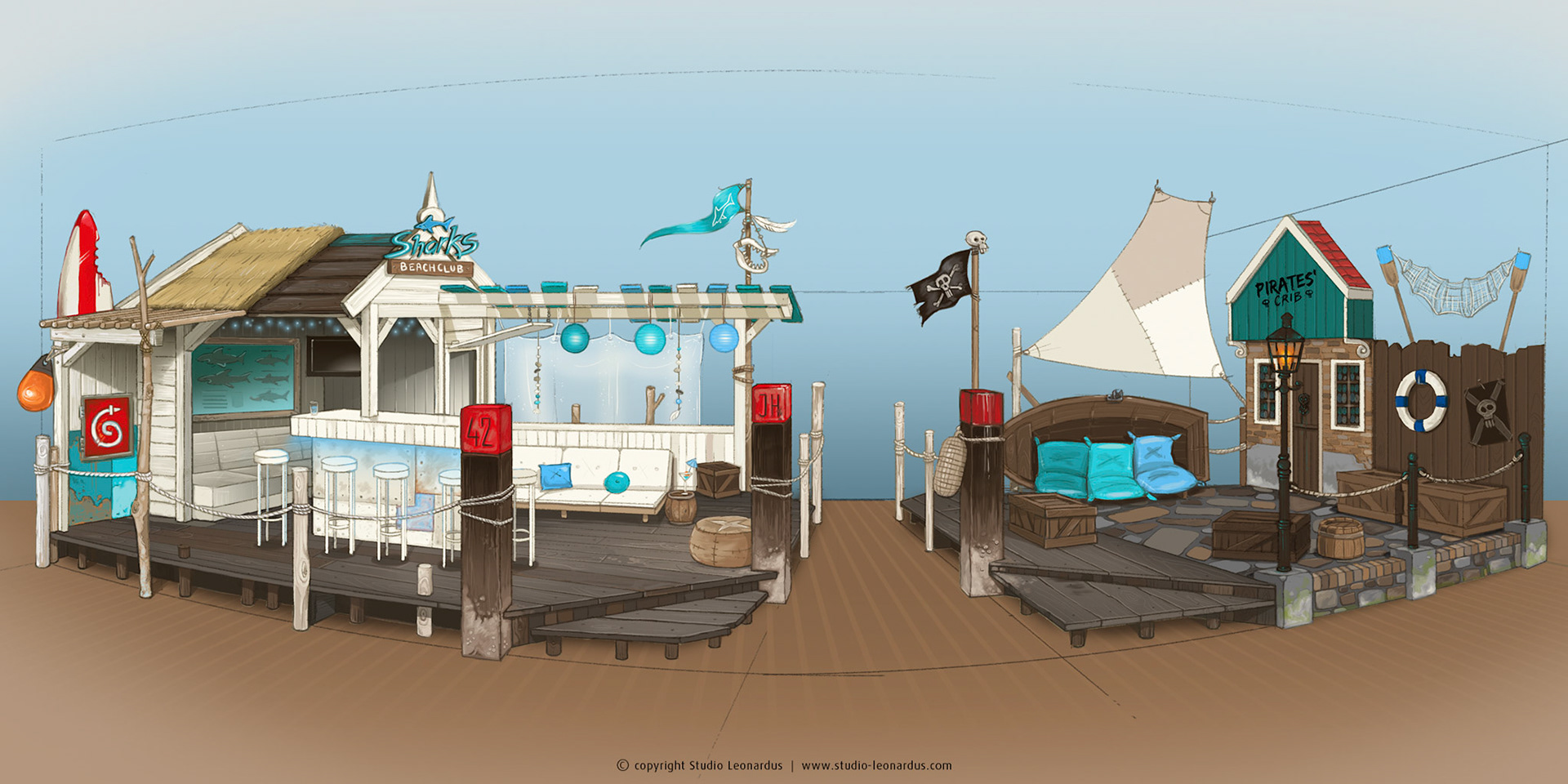Design Playground Beach | Pirate theme
