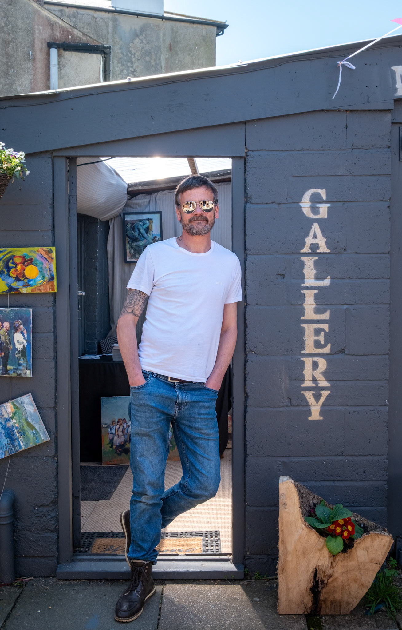 Arron Skirrow, proprietor of New Street Gallery and Frames For You, 2nd May, 2026. @framesforyou_framing