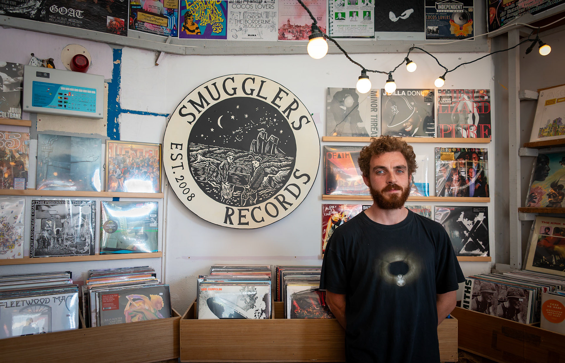 Troy, proprietor of Smugglers Records and Micropub, King Street and a few of shots of the bar on a Saturday afternoon.   The photo shoot was done on behalf of the The Deal Despatch and appearing in the Winter Edition.
