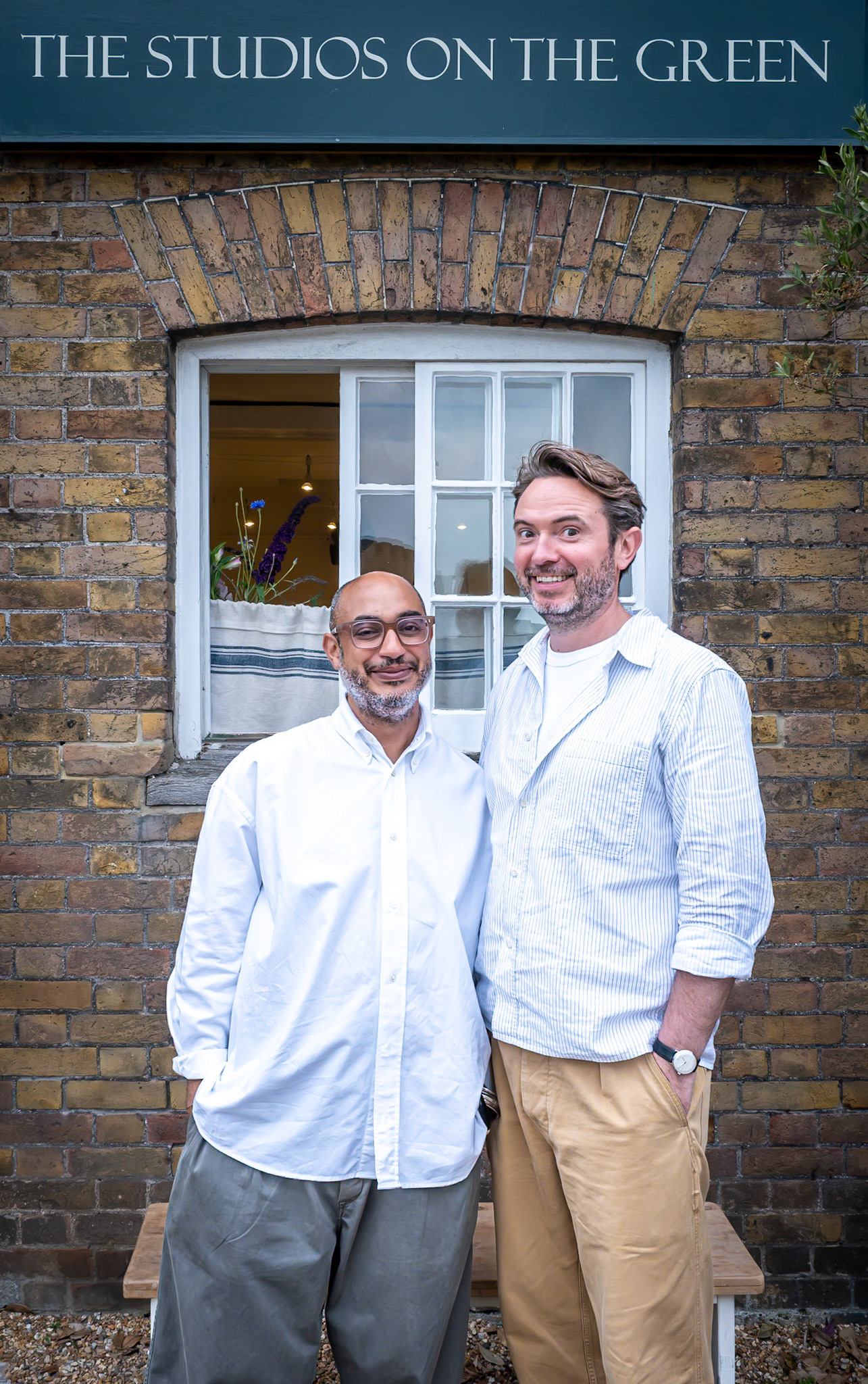 Jamie and Paul, leaseholders and proprietors of The Studios on the Green.