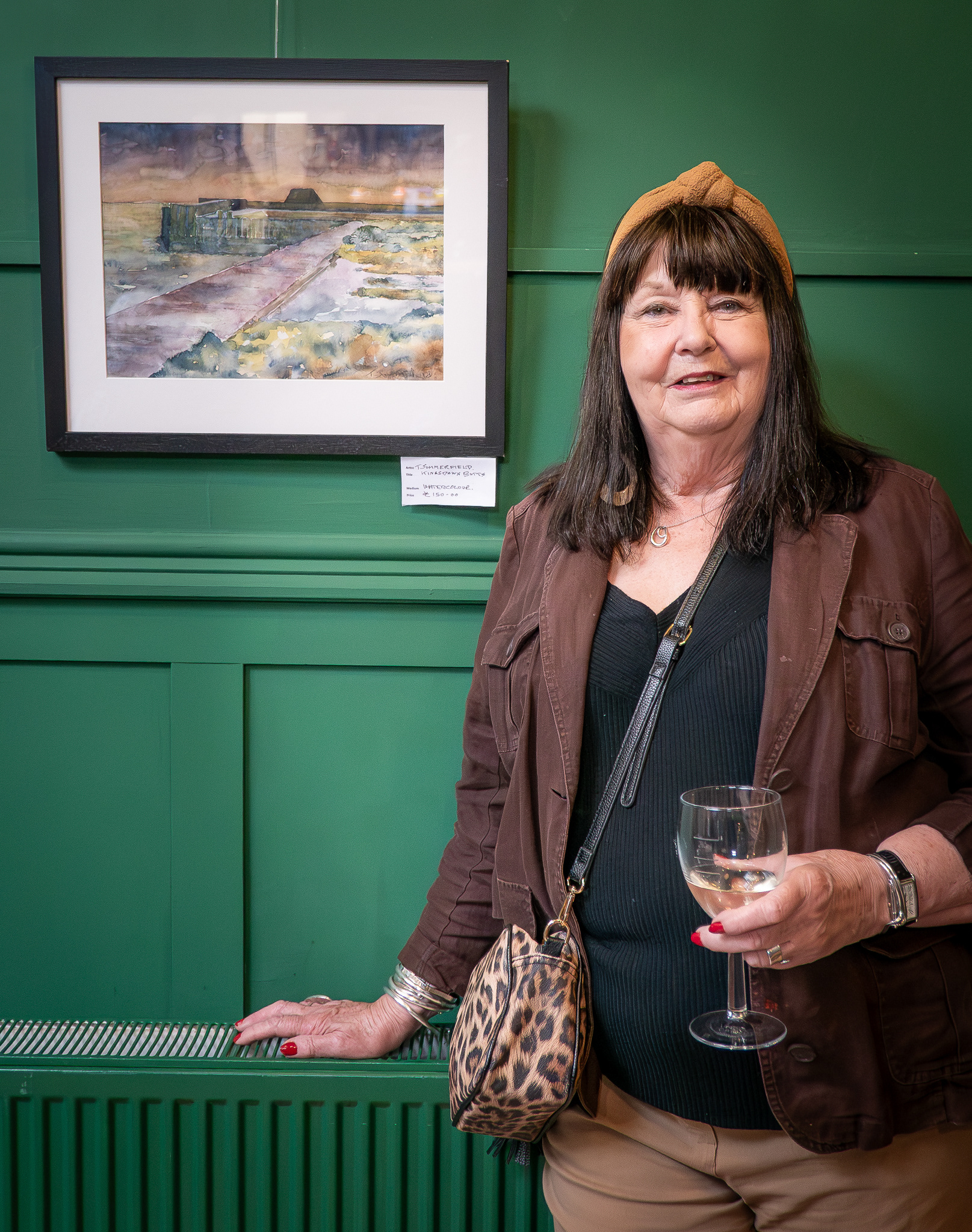 Linda Warren, a celebrated fashion designer and illustrator, at the SEAs Gallery, Astor Theatre. 7th May, 2025. www.lindawarrendesign.com