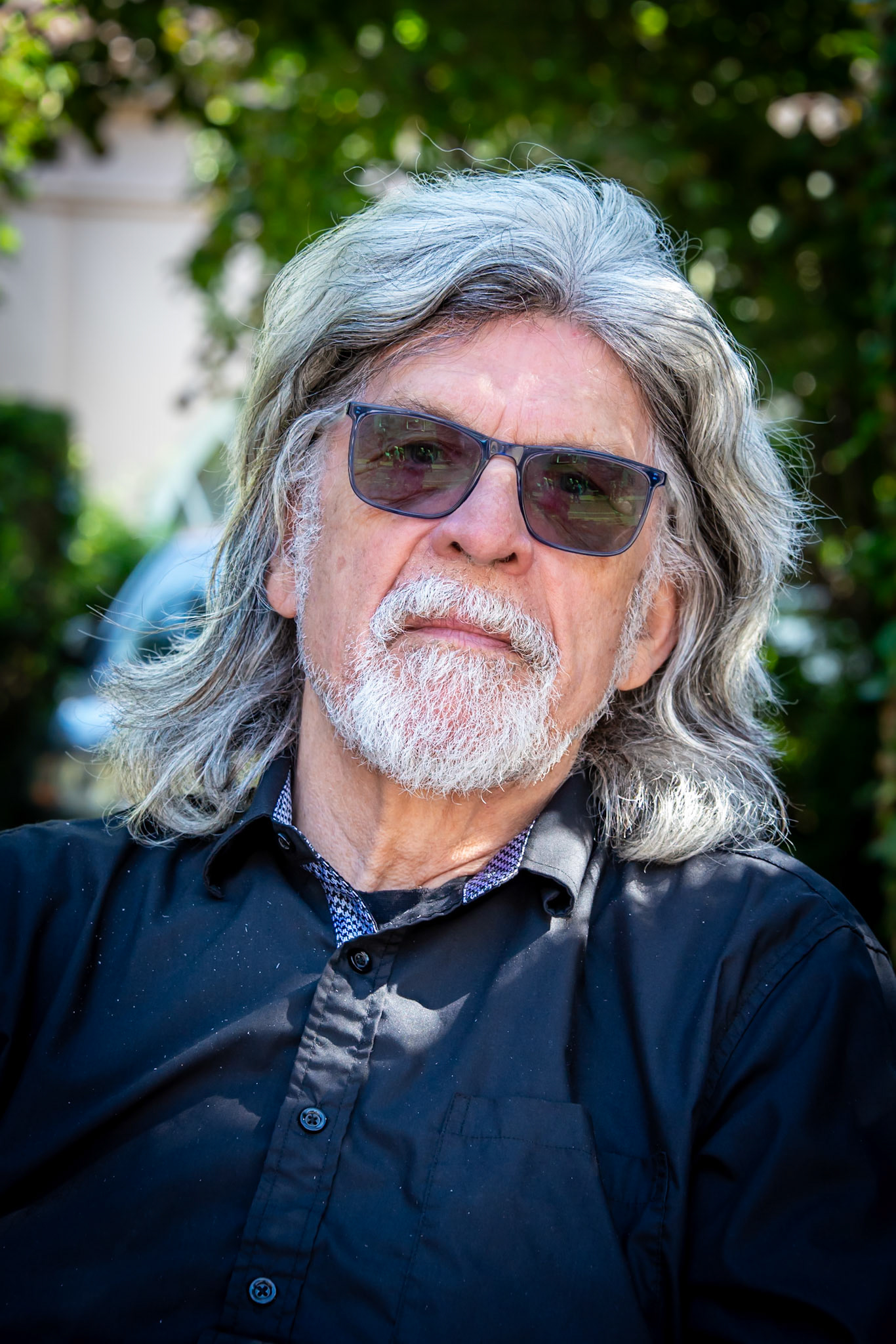 Phil, a poet and organiser of Deal Poets Society, High Street, 14th September, 2024.