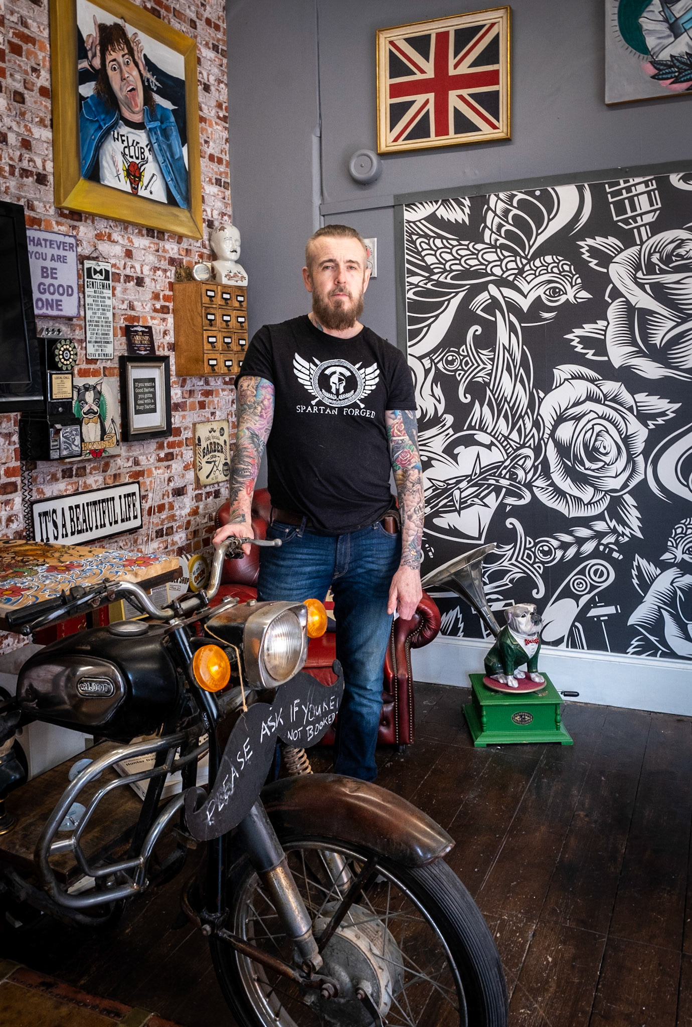 Steve, at Mr Dapper, Master Barbers of Deal.