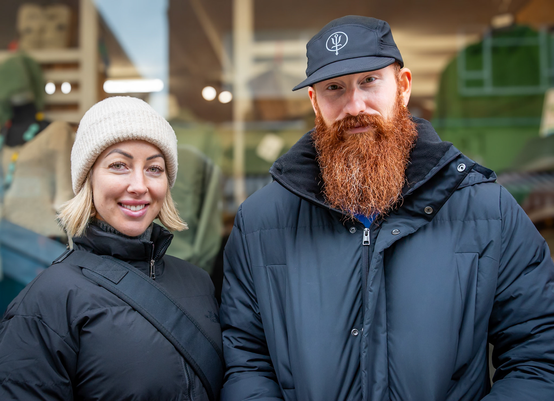 Jenny, a beautician and Tom, a musician, Deal High Street, 2nd November, 2024.