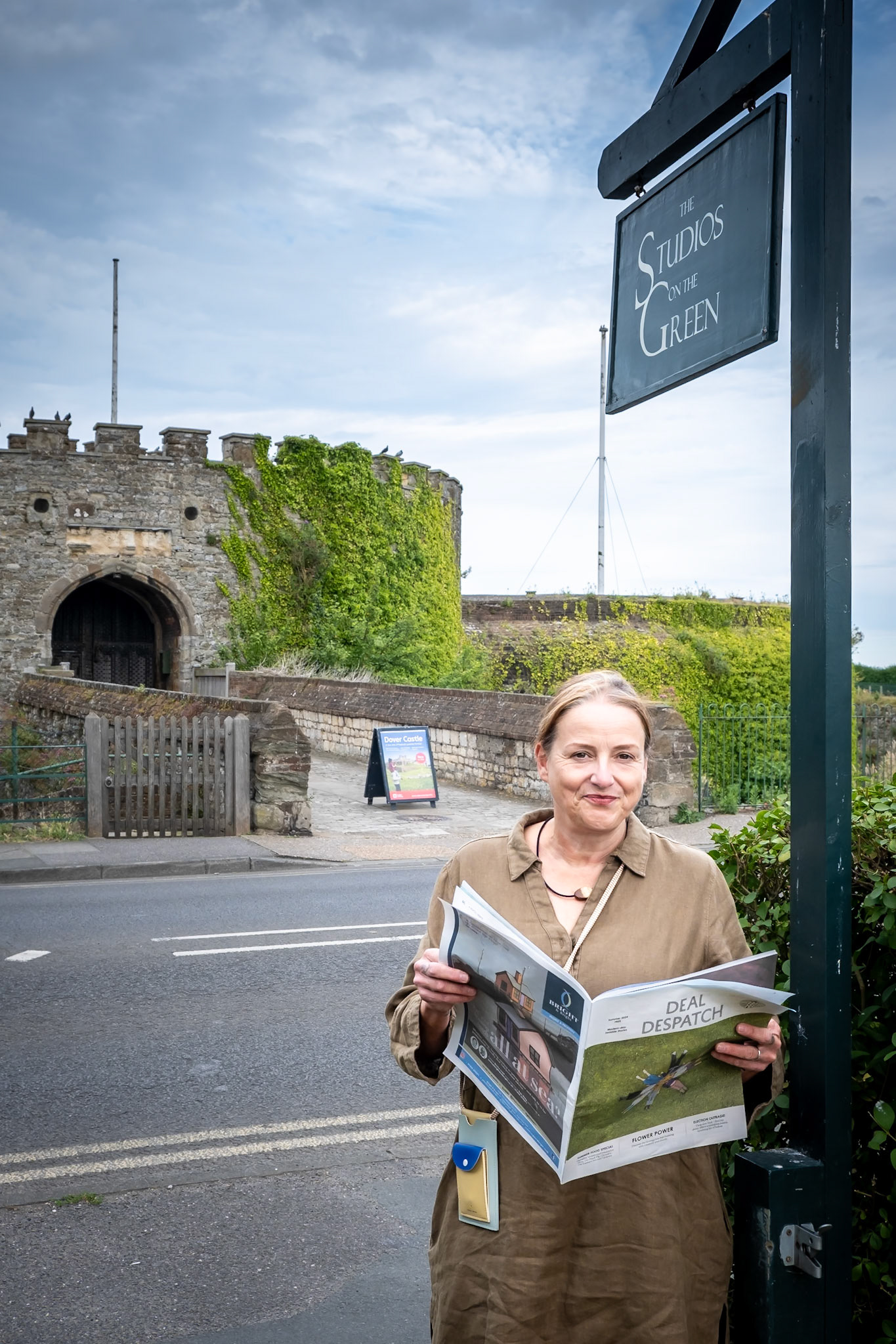Kathryn Reilly, Editor of the Deal Despatch at the launch of the Suimmer edition. Studios on the Green, 9th July, 2024.