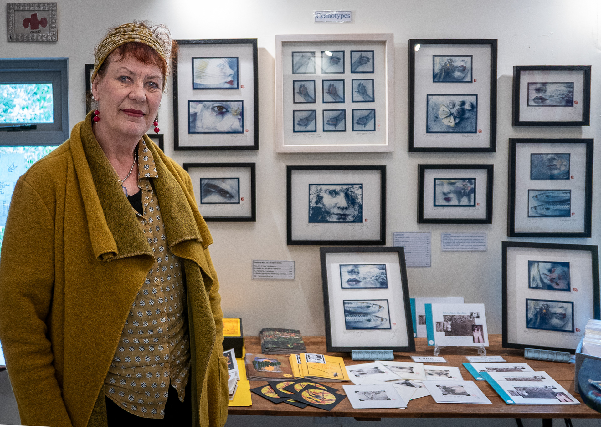 Annie Spencer-Smith is an artist working with both digital and analogue photography combining double exposure images with cyanotype printing methods, collage and subtle hand colouring. I find her skilful compositions both haunting and emotional.