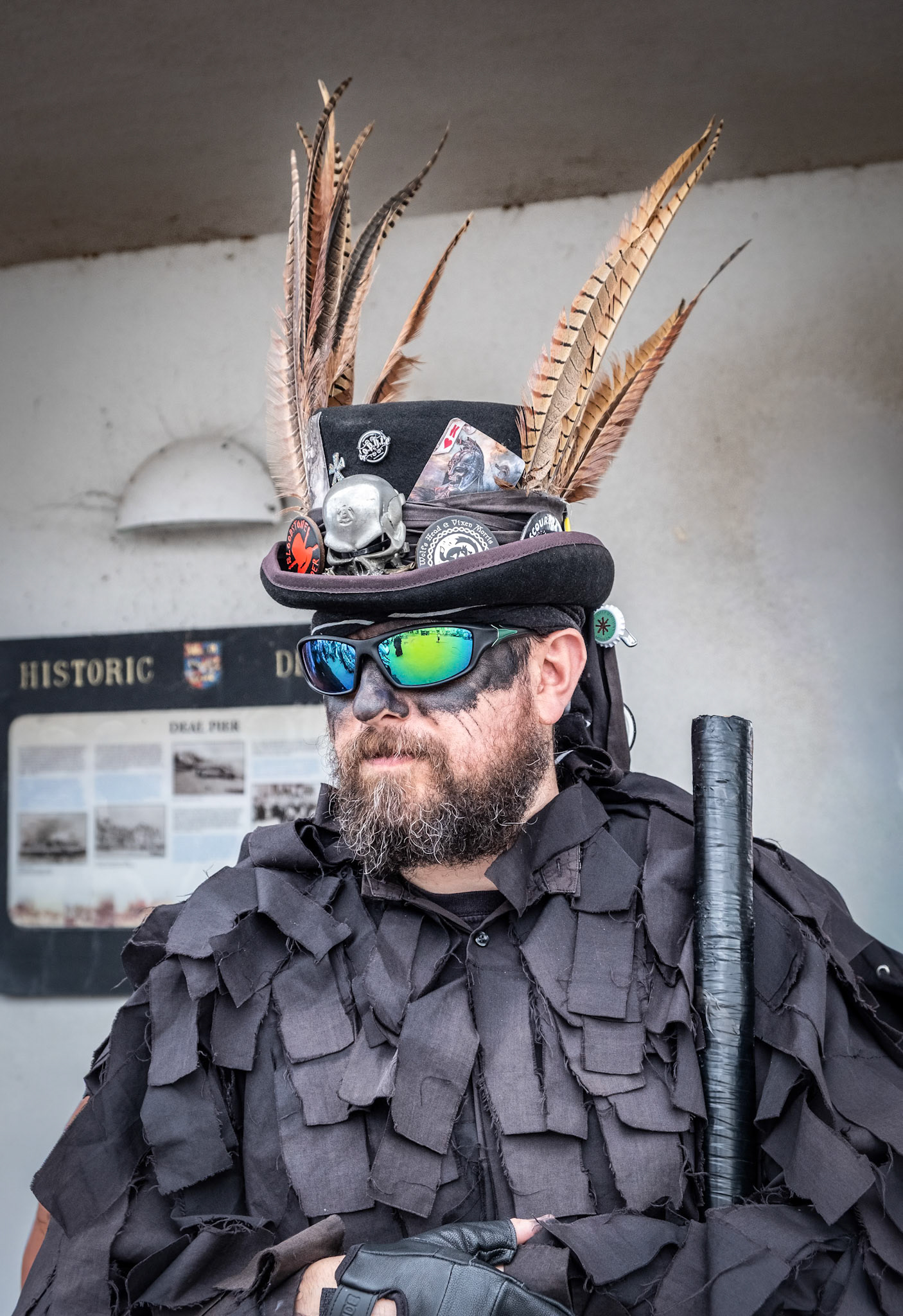 Wolfshead and Vixen Morris Dancers visiting from Rochester. Deal Pier, 16th May, 2026. https://wolfsheadandvixen.com/
