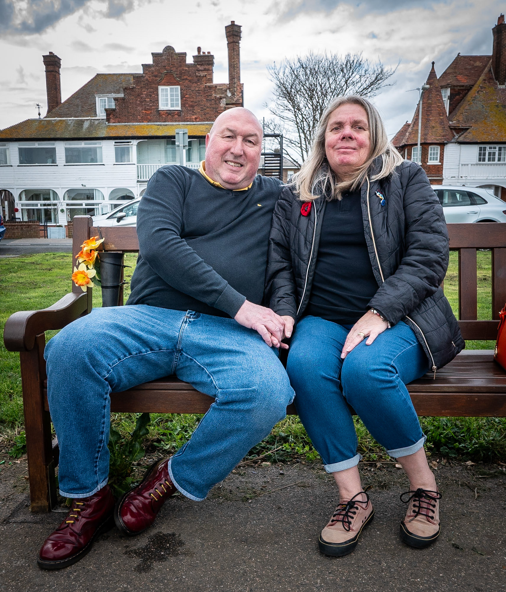 Mark and Alison were visiting from Medway for a concert at the Lighthouse, Walmer Parade. 28th March.