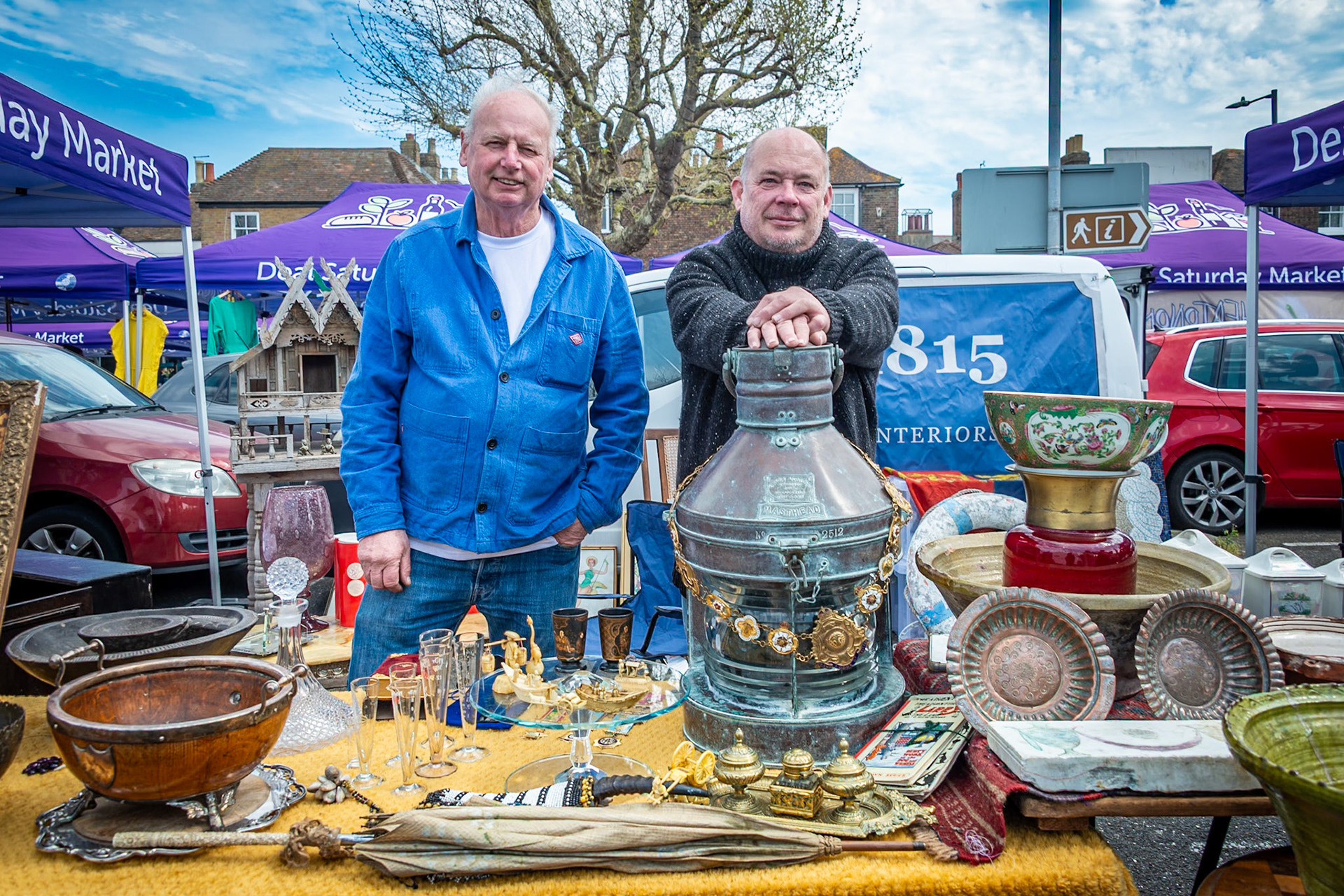 Terry and Gavin. 1815: Interiors - Art - Antiques. Deal Market, 19th April, 2025.