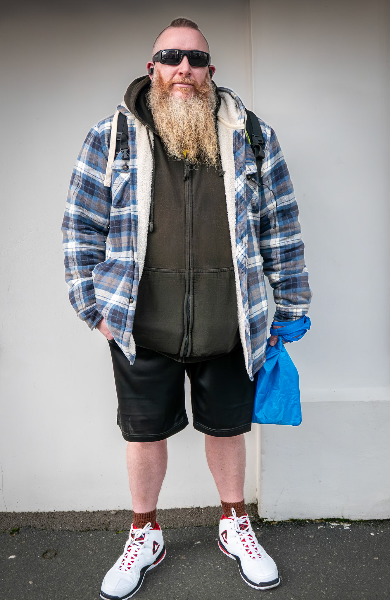 Darrian, a school employee. Park Street, Deal, 21st December, 2023.