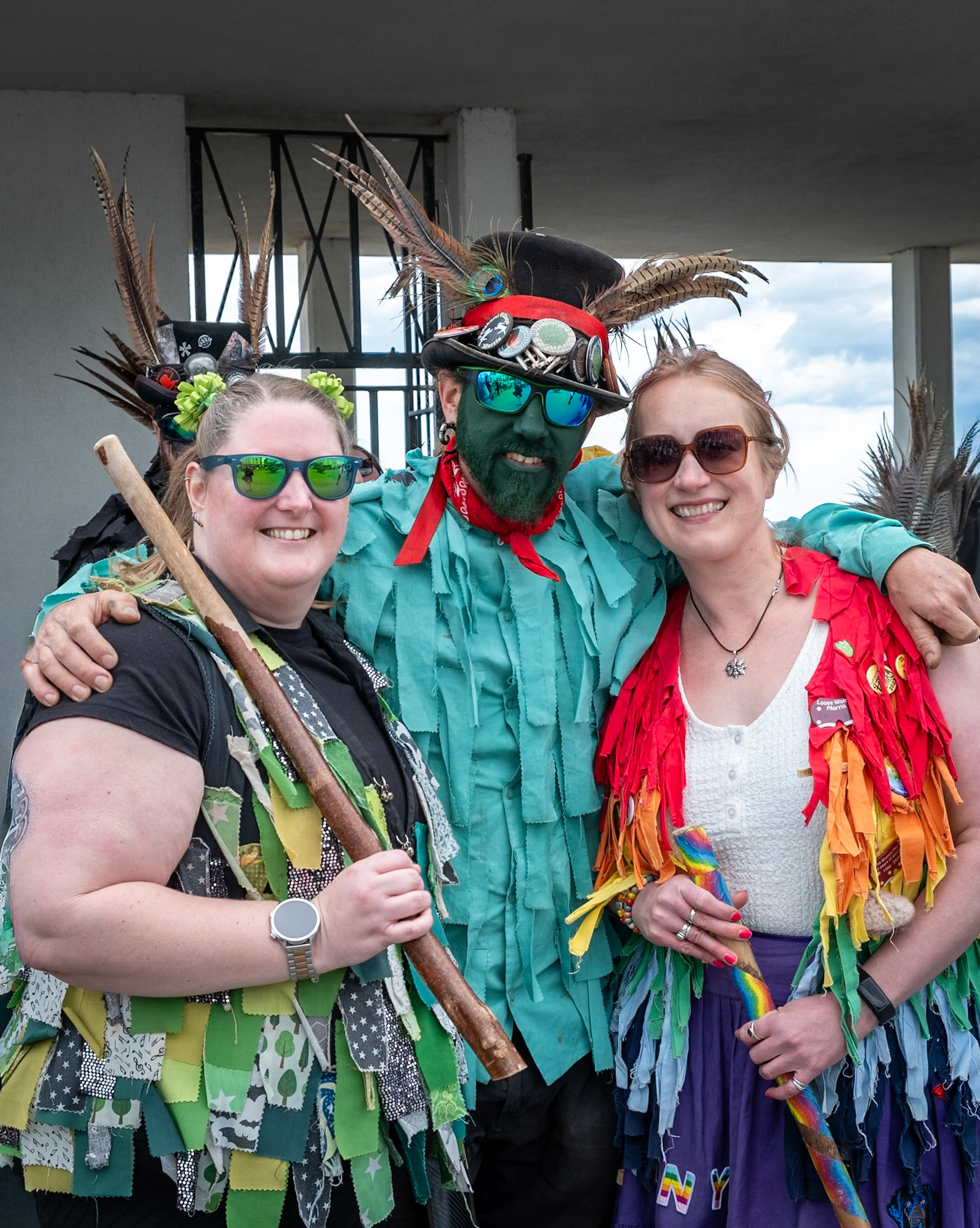 Offcumduns Border Morris visiting from St Nicholas at Wade, Thanet. Deal Pier, 16th May, 2026. https://www.facebook.com/offcumdunsbordermorris/ www.denizensofdeal.com