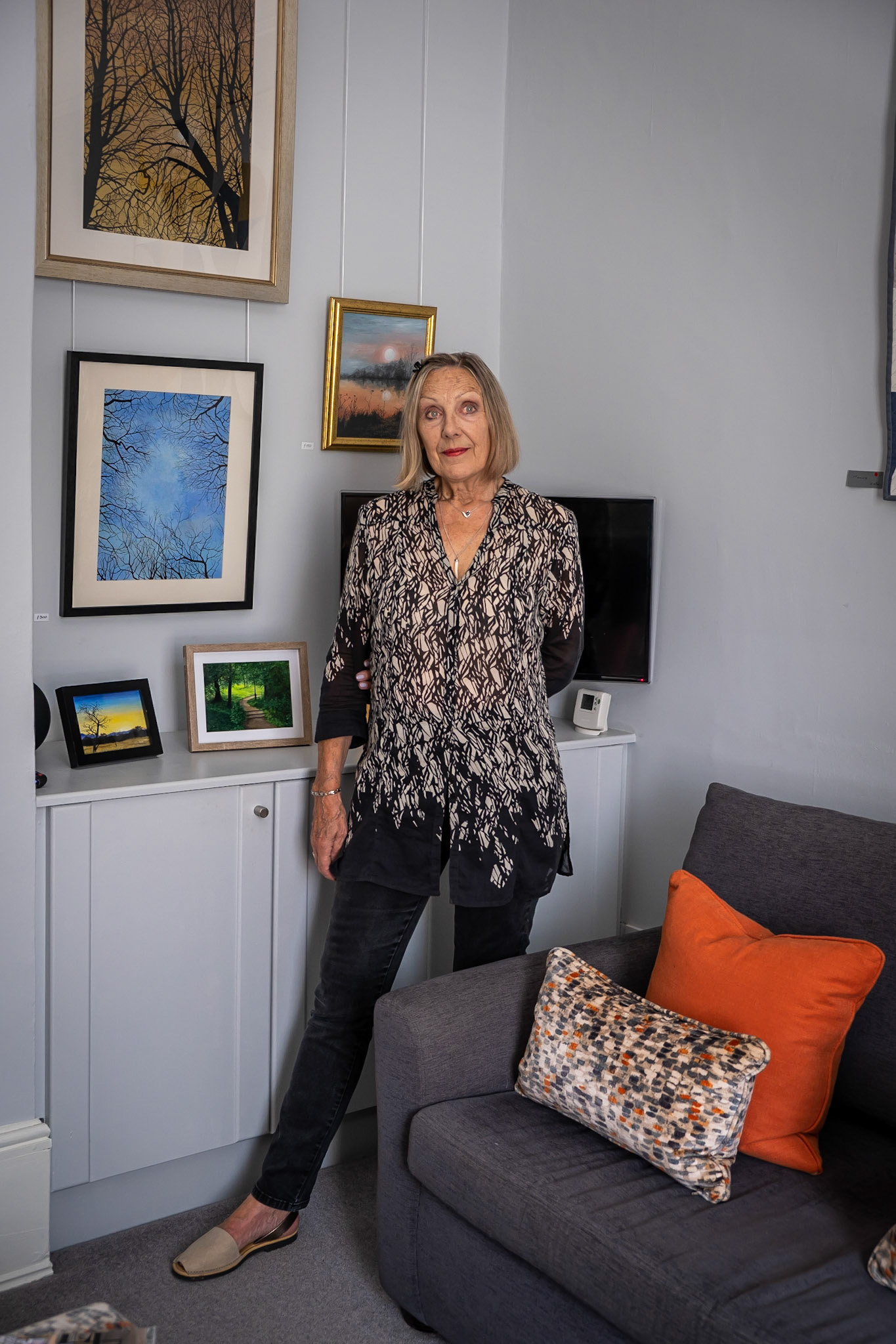 Penny Berkeley, painter and printmaker, North Barracks.