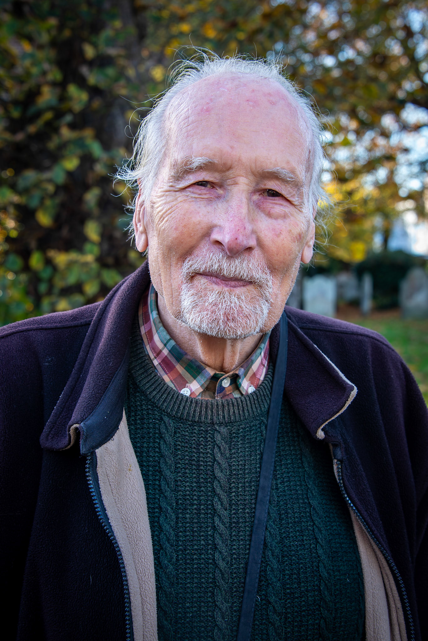 Leslie Cruttenden, St Georges Church, 8th November, 2025. Leslie will be 86 this month. He started work as a pastor of two churches in Cornwall, moved on to be a CofE Priest and spent the next 30 years of his life as a Governor of Prisons.