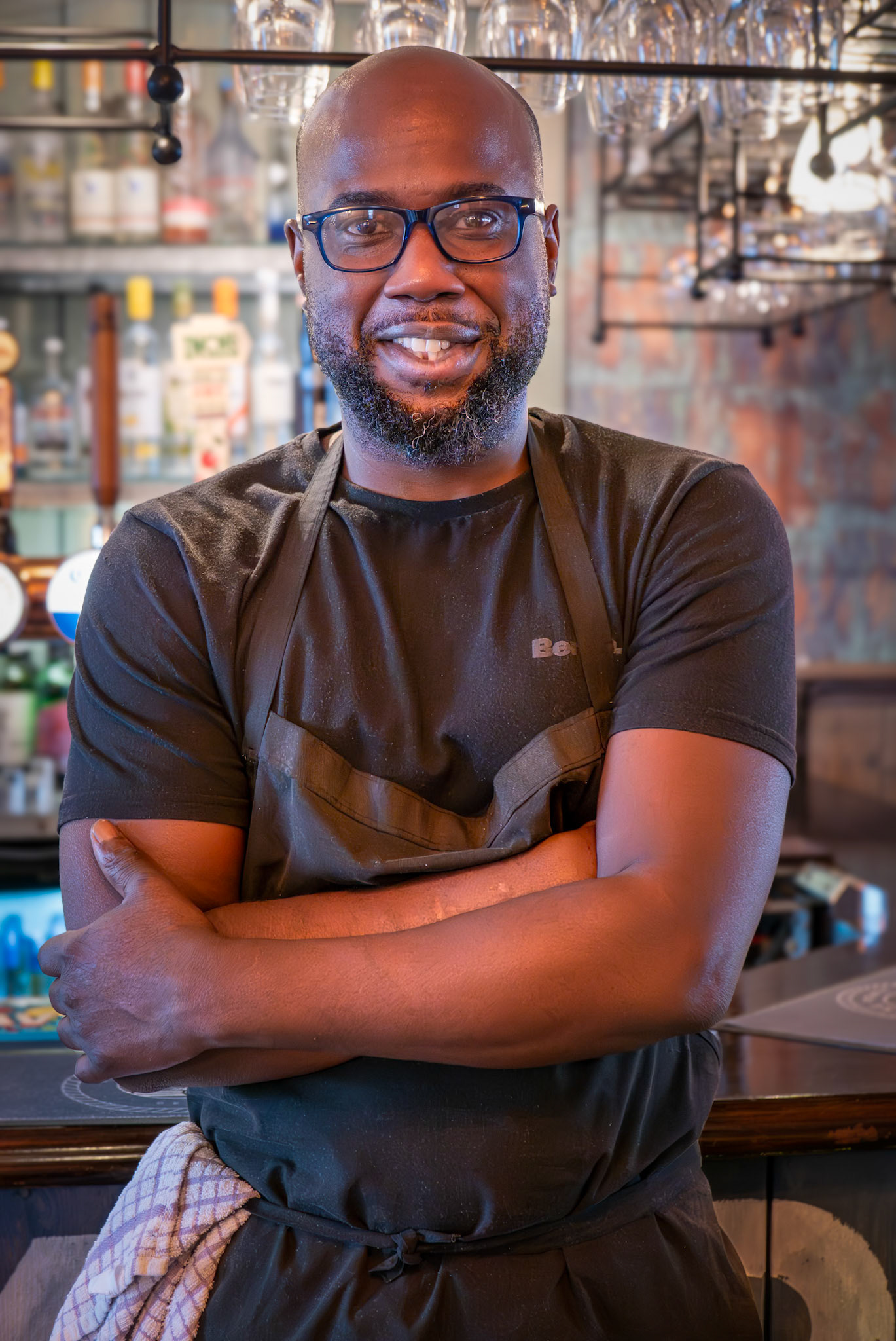 Dexter, the Jamaican Chef at the Soulchef Kitchen, The Port Arms, Beach Street, Deal, 21st January, 2024. Authentic Jamaican dishes with a distinctive smoky flavour, created using traditional jerk cooking drums. Don't miss it!
