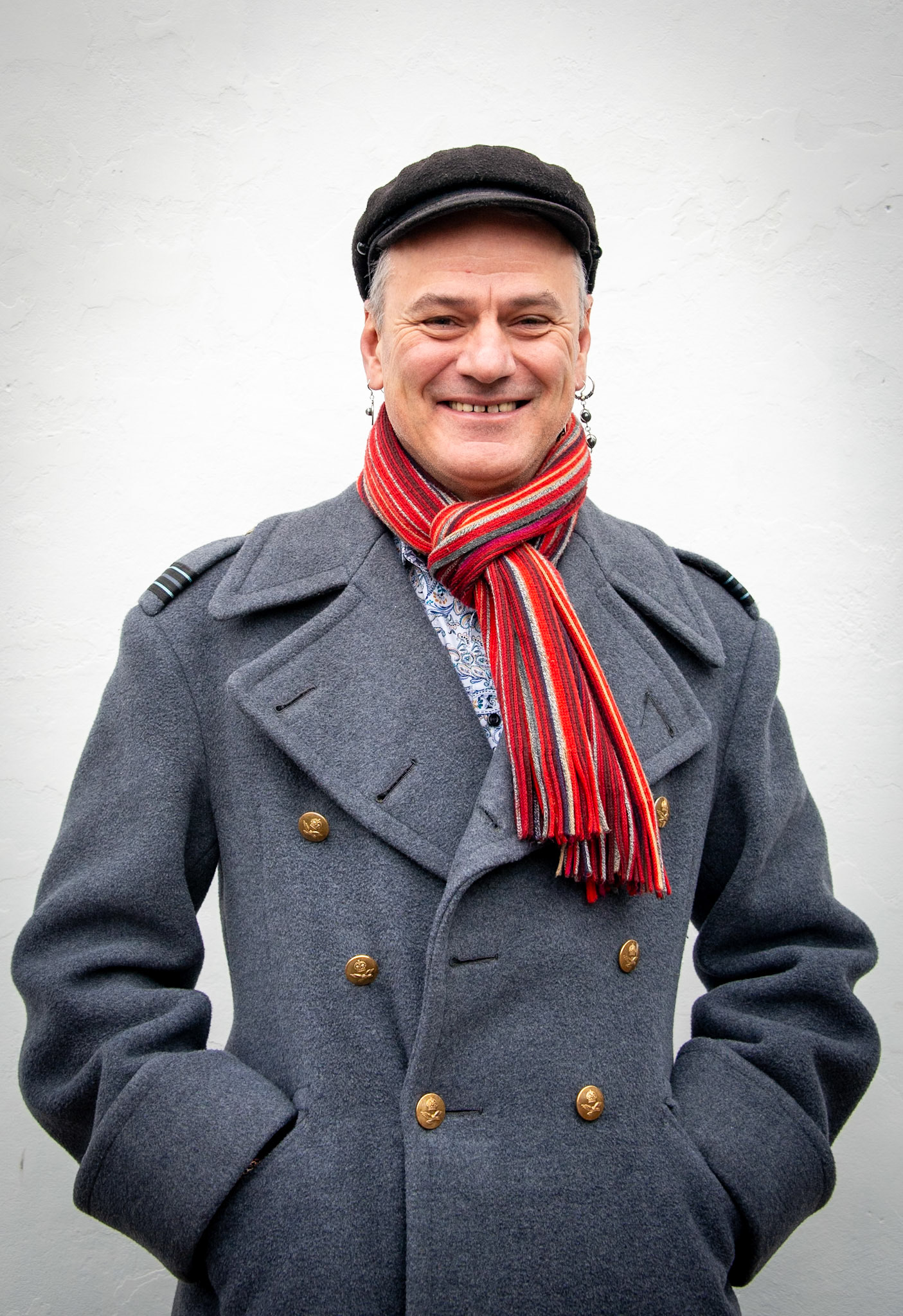 Simon, a foster carer and teacher, down from London, St Georges, 18th January, 2025.