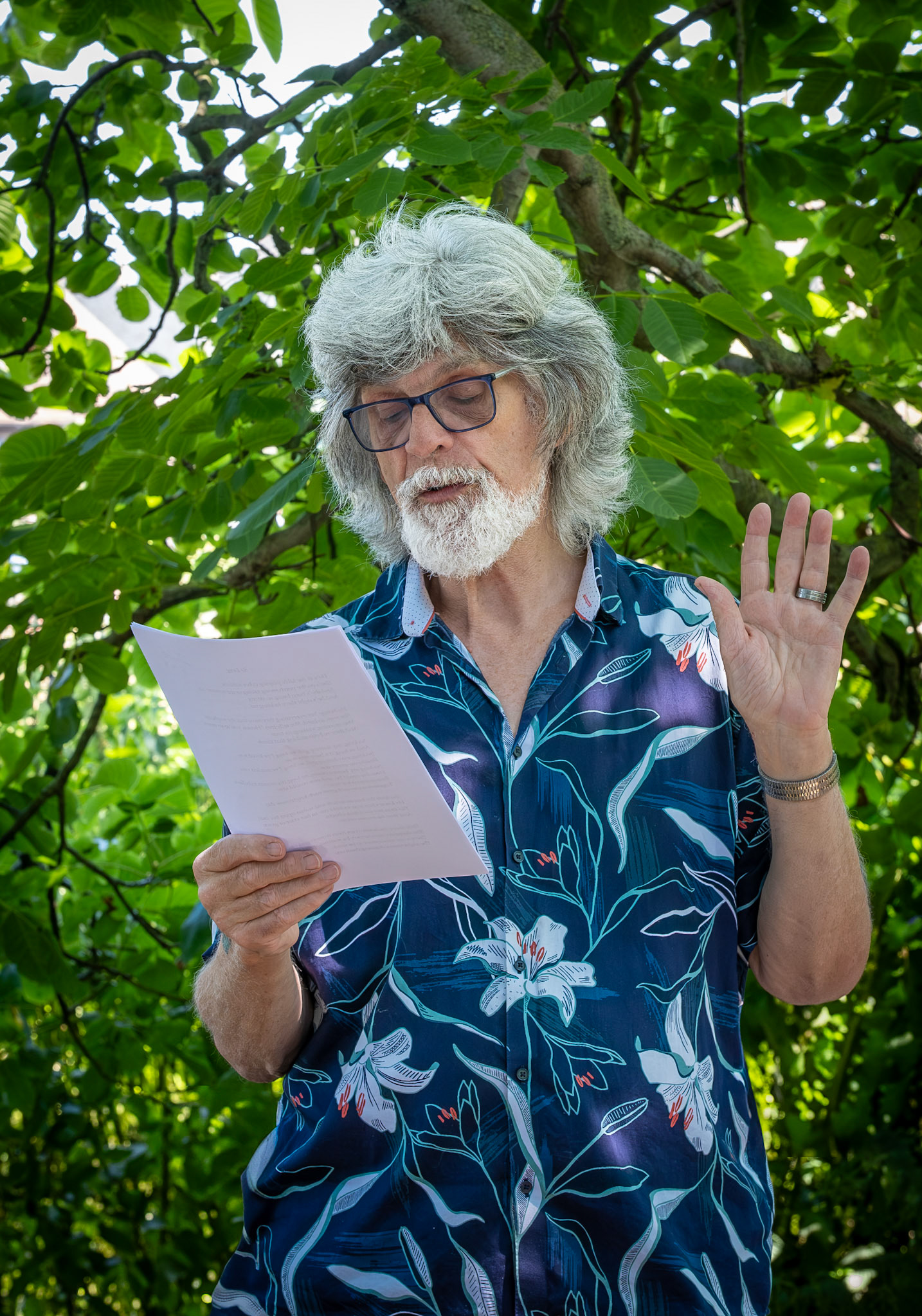 Phil, a local poet and organiser of the Deal Poetry Group