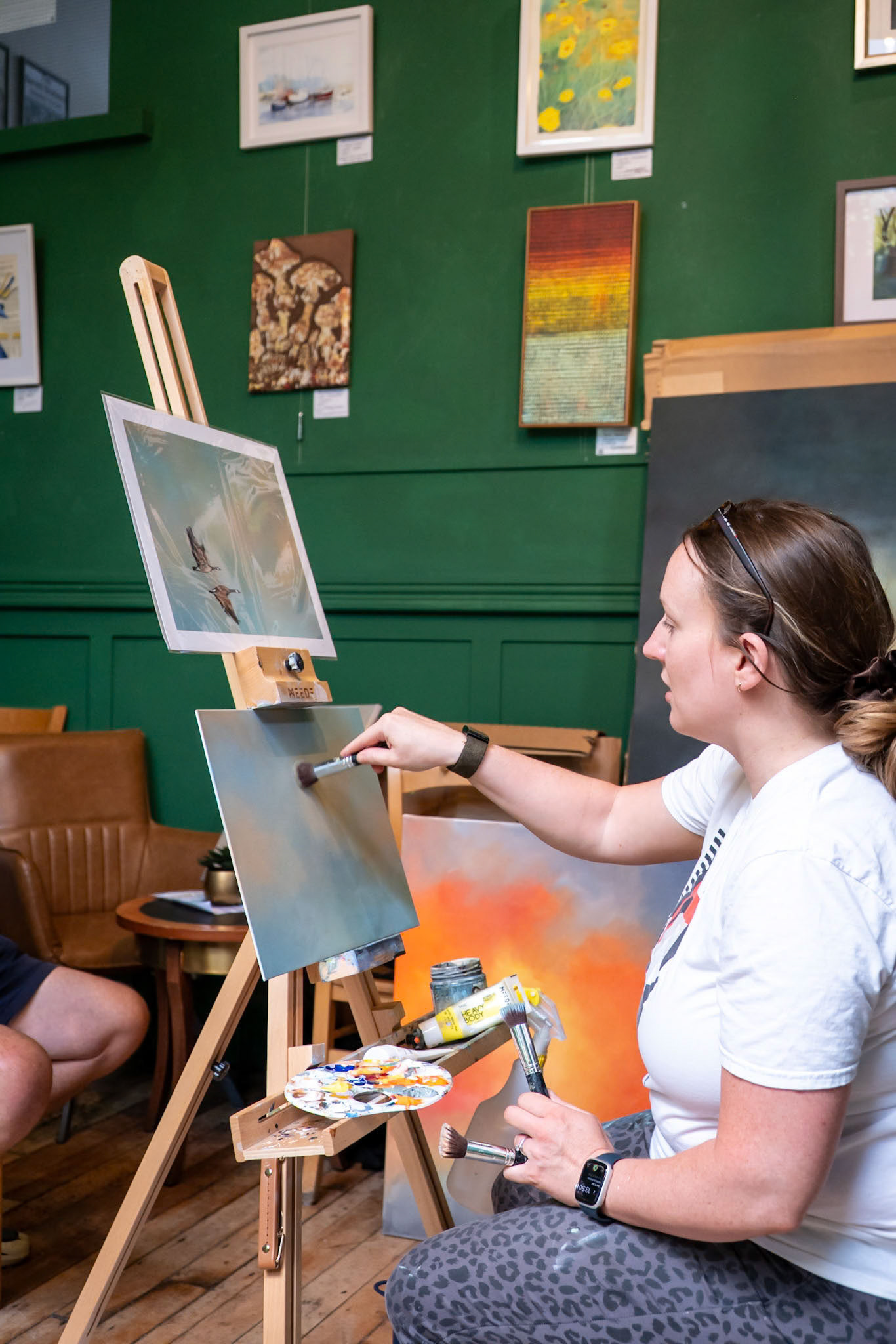 Steph Cork. SEAs Paint Out event at several locations around the waterfront and town centre, 4th July, 2026.