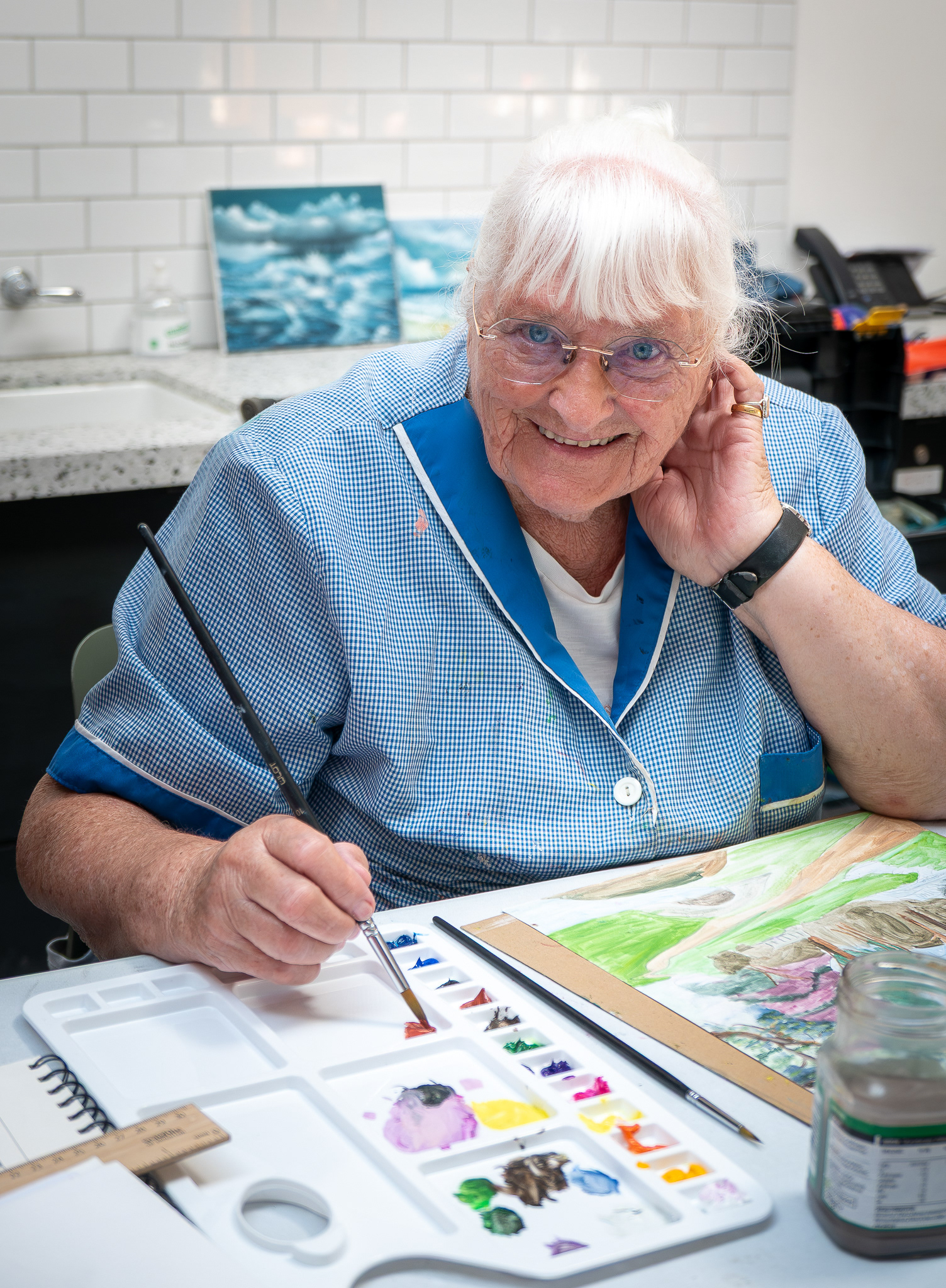 Art Class at Walmer Castle.