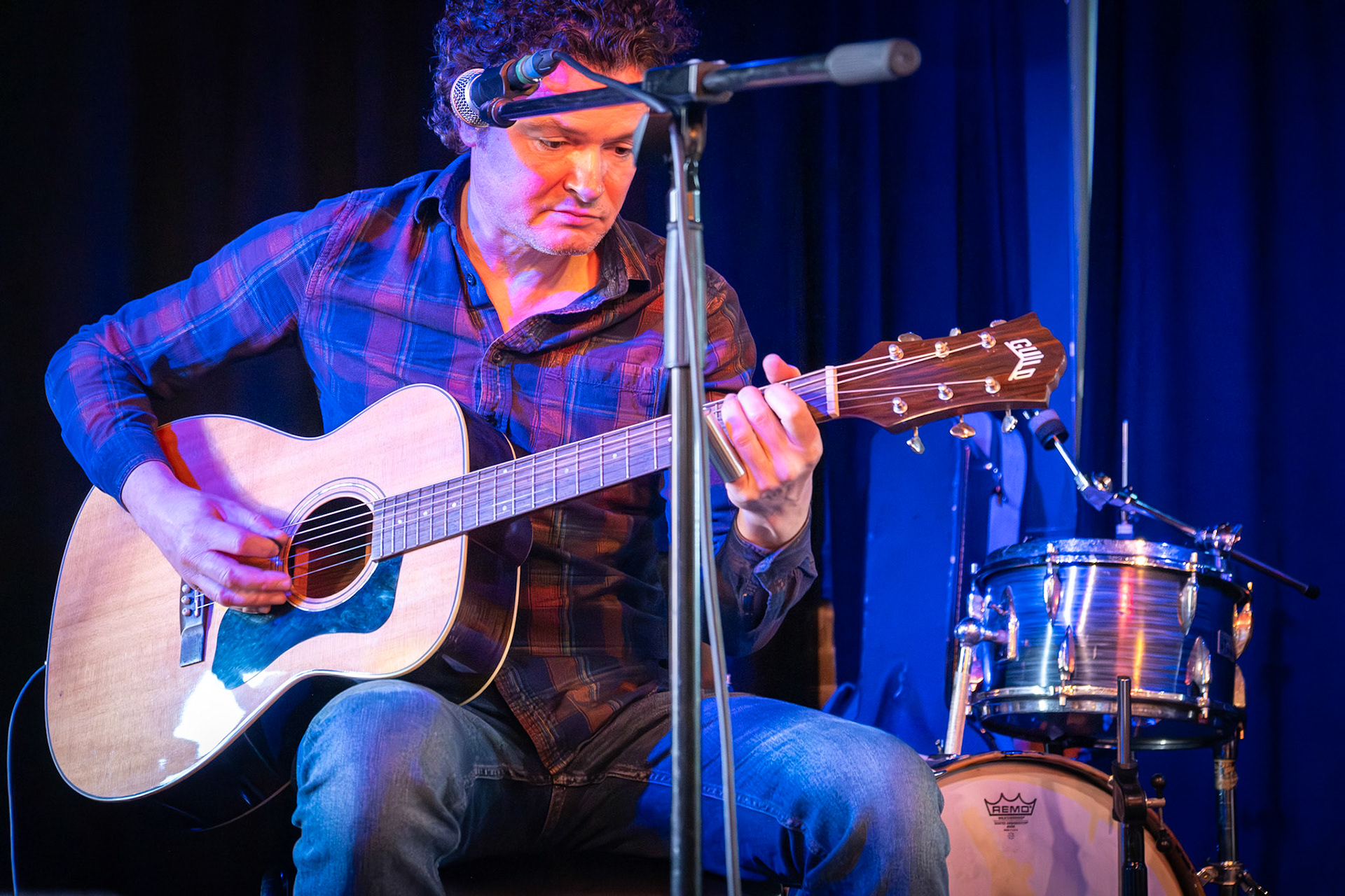 Blues guitarist at the Lighthouse PH, 28th February.