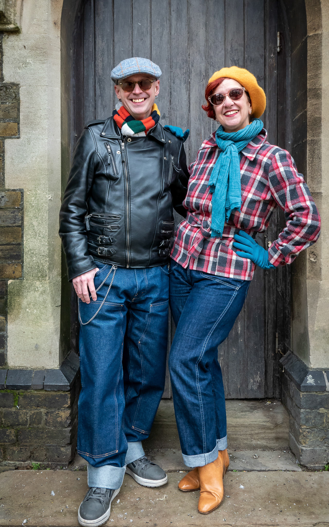 Sylvia and David, Editors based in Deal. A very stylish couple.  11th February.