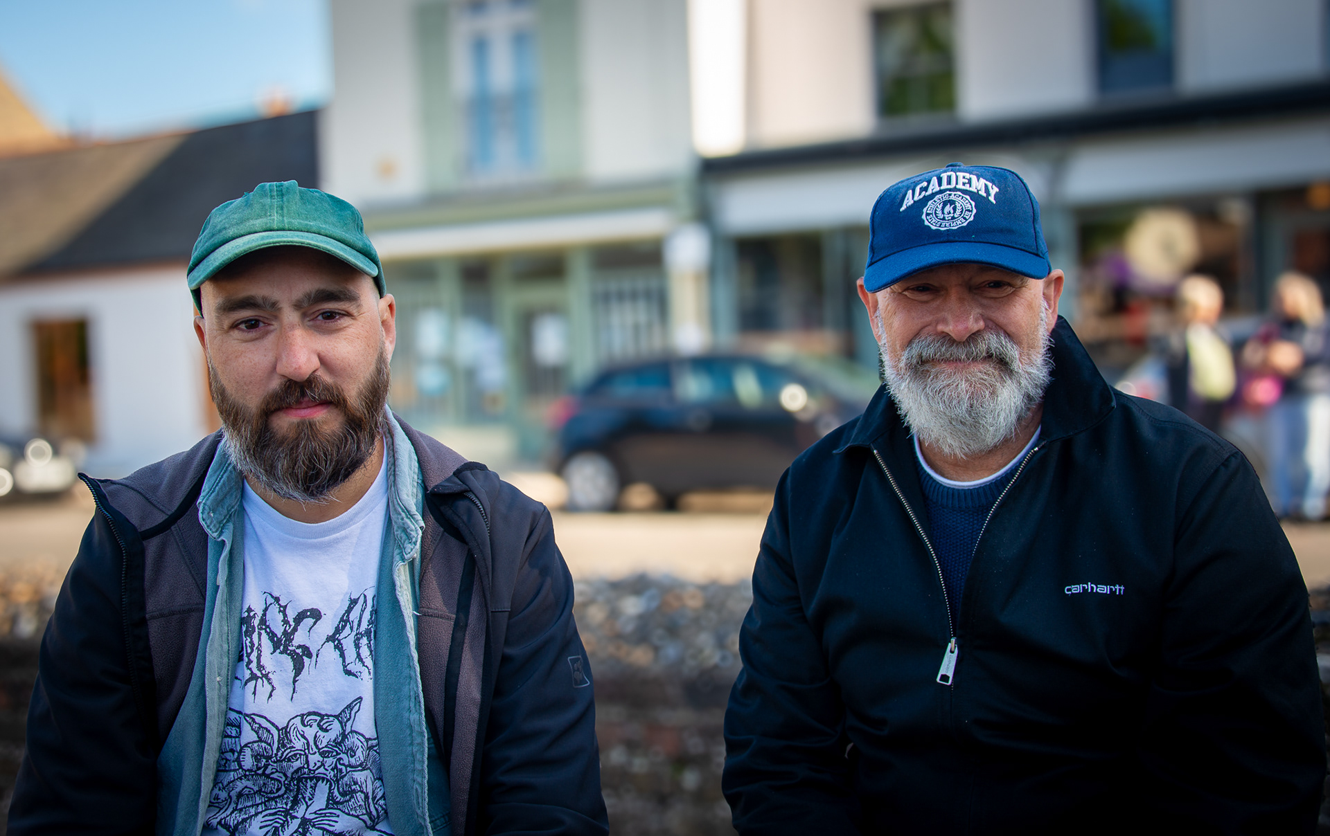 Rui a software developer and Ben a non-profit consultant and writer for theatre. Real Deal Coffee Roasters, Deal Market, 4th October, 2025.