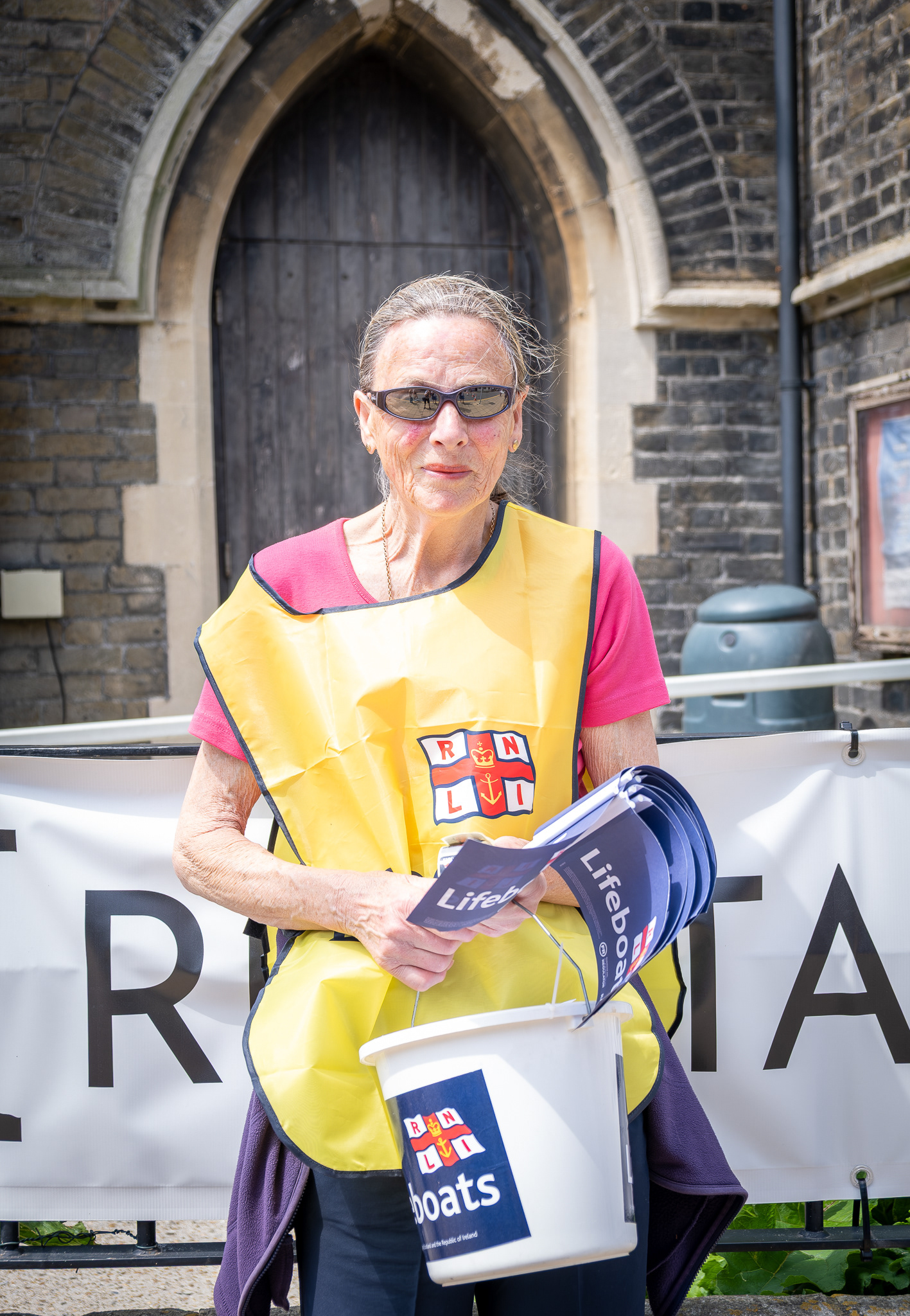 Sylvia a volunteer for the Deal Lifeboat Station, Landmark Centre, 14th June.