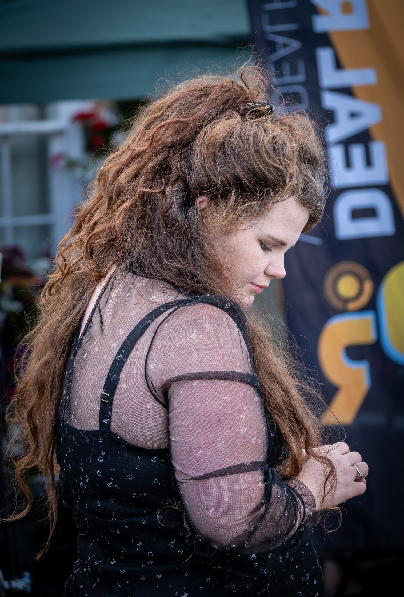 Beth: a soul singer. Martha 4 Music Charity Concert, Beach Street, Deal.