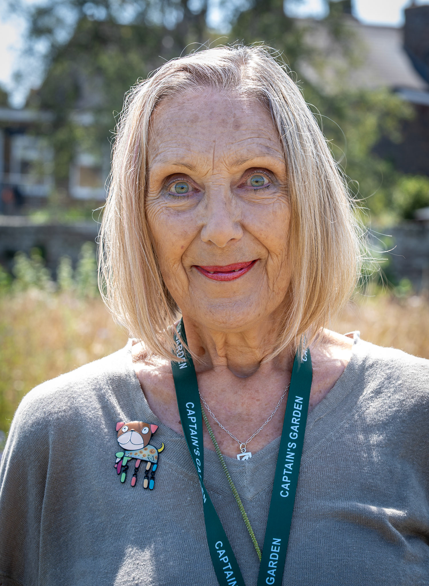 Penny, a volunteer.
