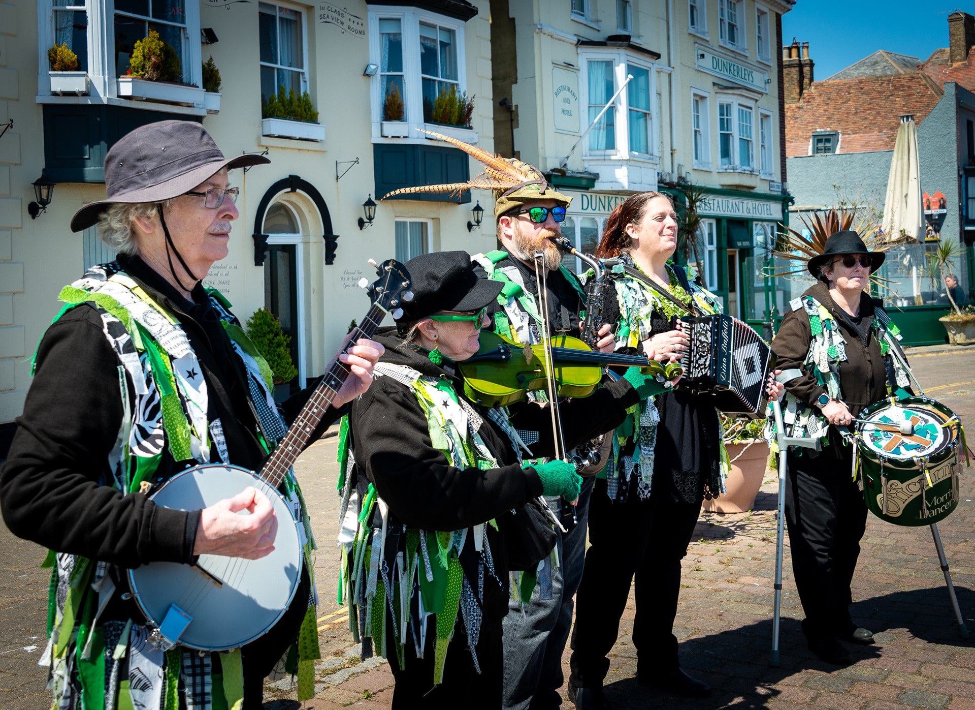 Visiting Morris Troupes, 17th May, 2025.