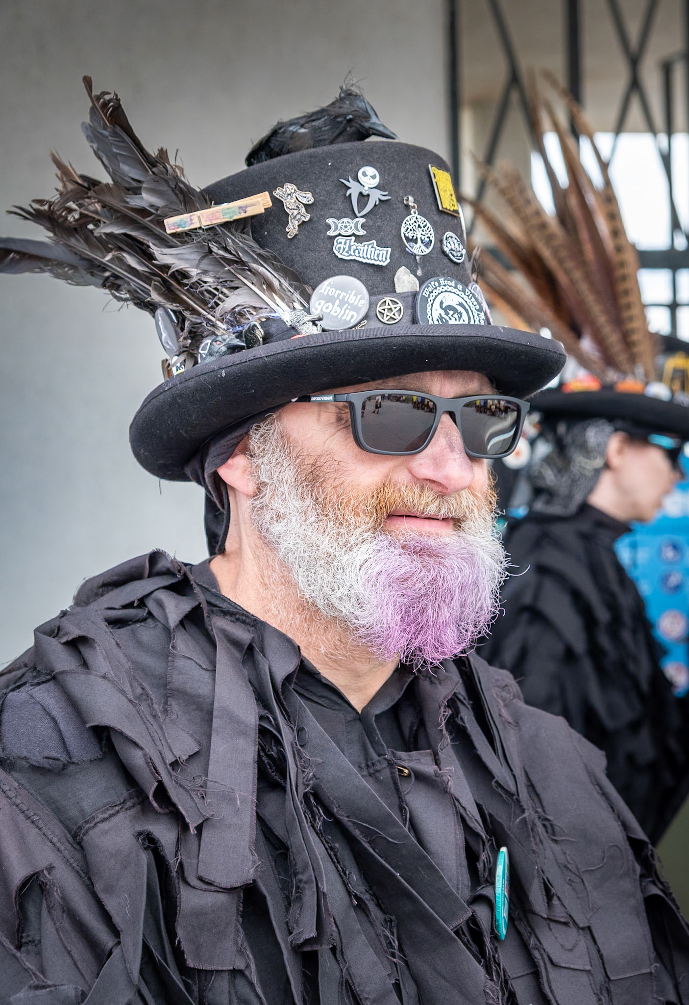 Wolfshead and Vixen Morris Dancers visiting from Rochester. Deal Pier, 16th May, 2026. https://wolfsheadandvixen.com/