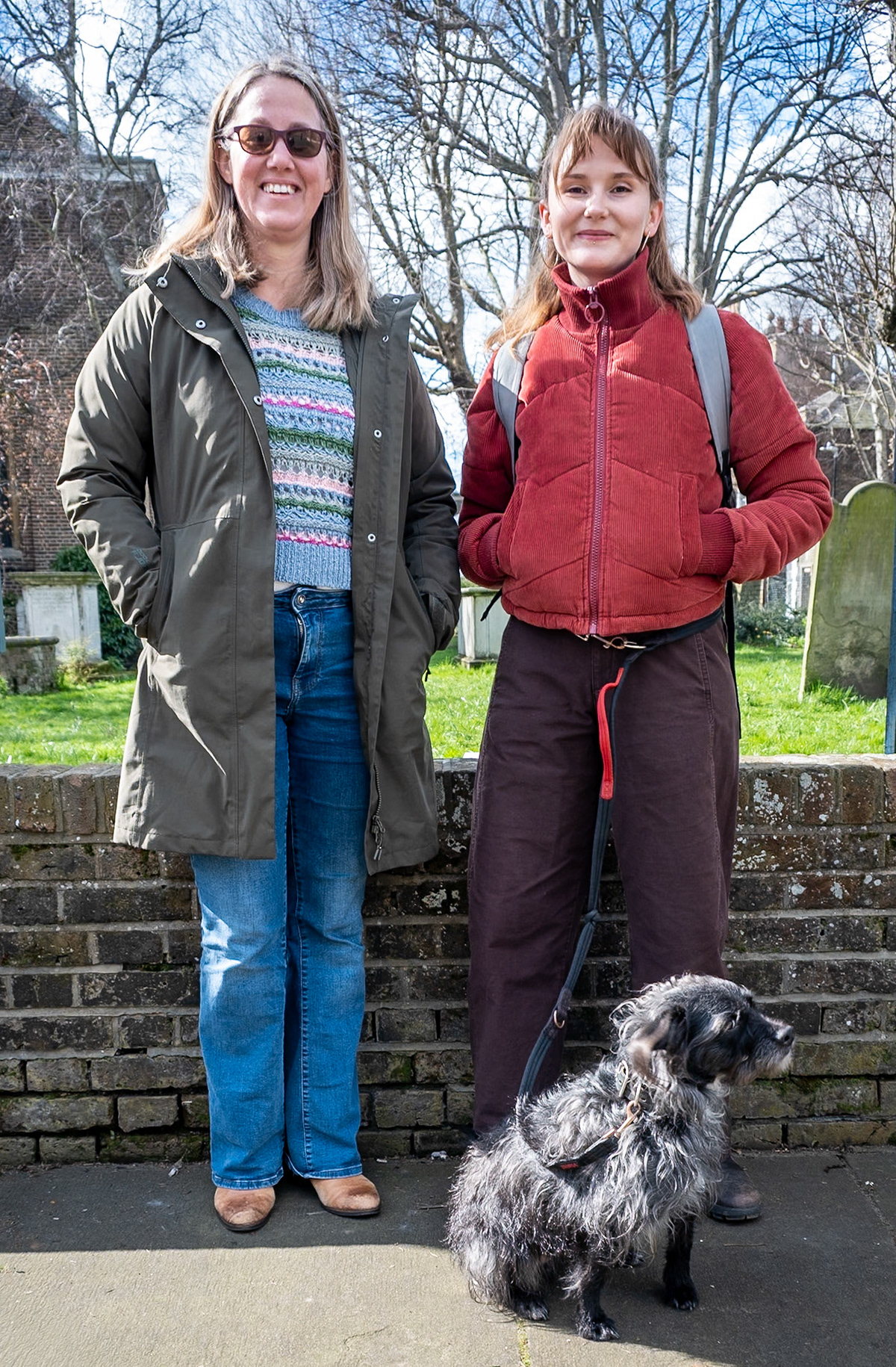 Caroline who works at Kent University, Alice, a philosopher and gardener and Brego, who is obsessed with pebbles. 14th March, 2026.