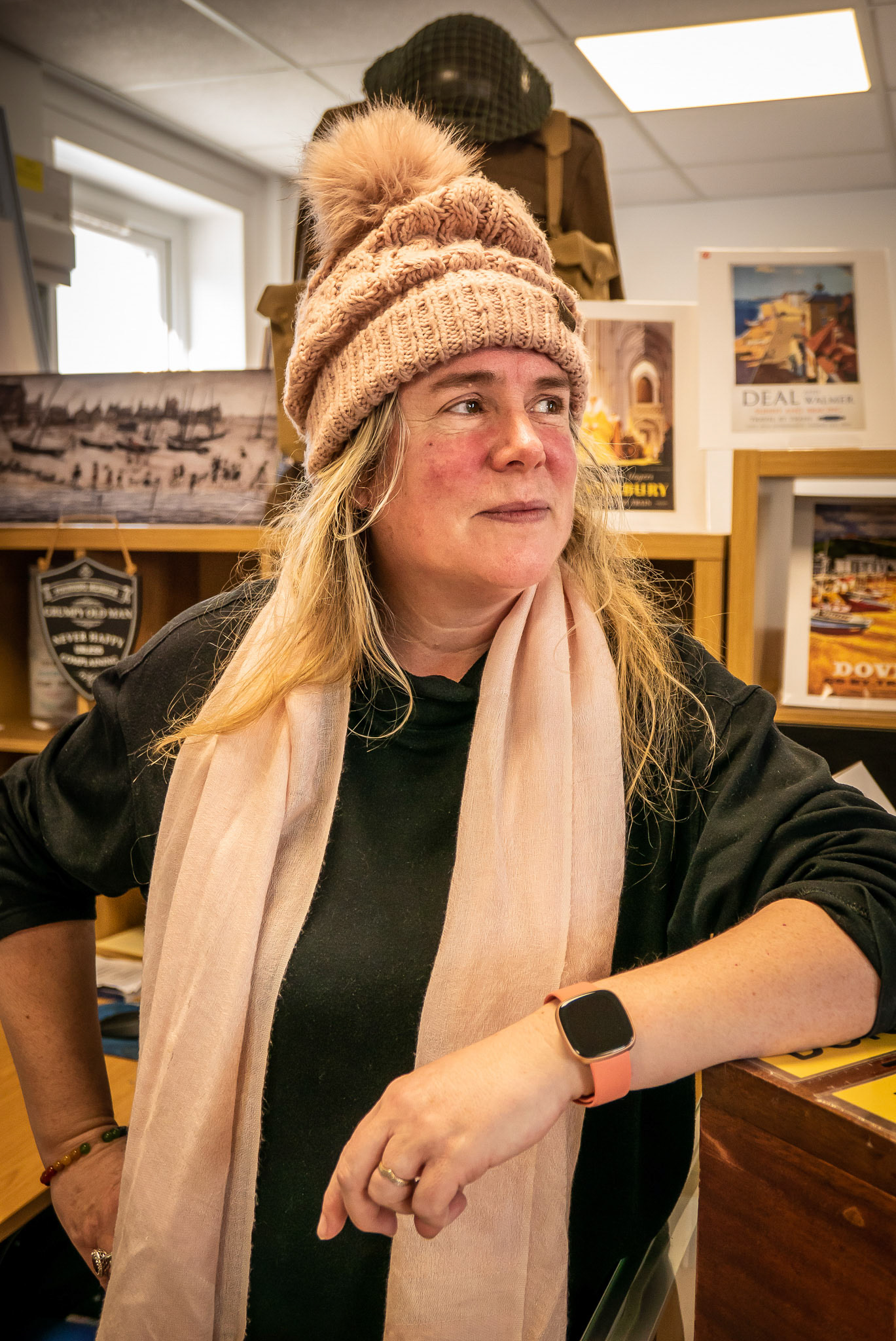 Carol Fenton at the History Project Hub, 7th February. Carol is a contributor to the History Project, an active member of the Deal Rotary Pirates and a local photographer. www.theunofficialphotographer.co.uk