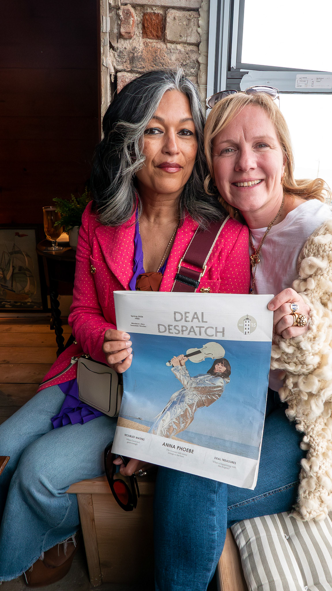 Nahid, a nervous system strategist and Kate, a film producer. DEal Despatch Launch, 10th April.