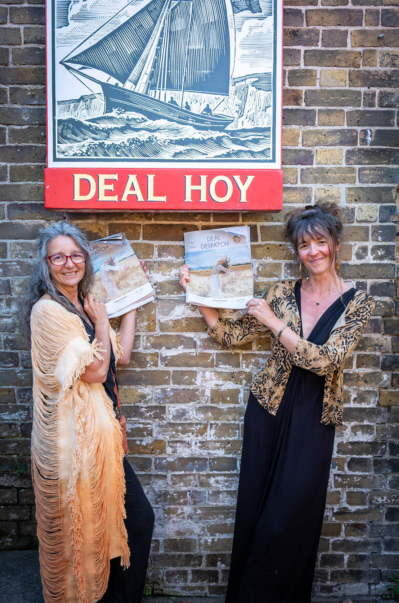 Charlotte with Maya Ramsay, Editor of the Deal Despatch.