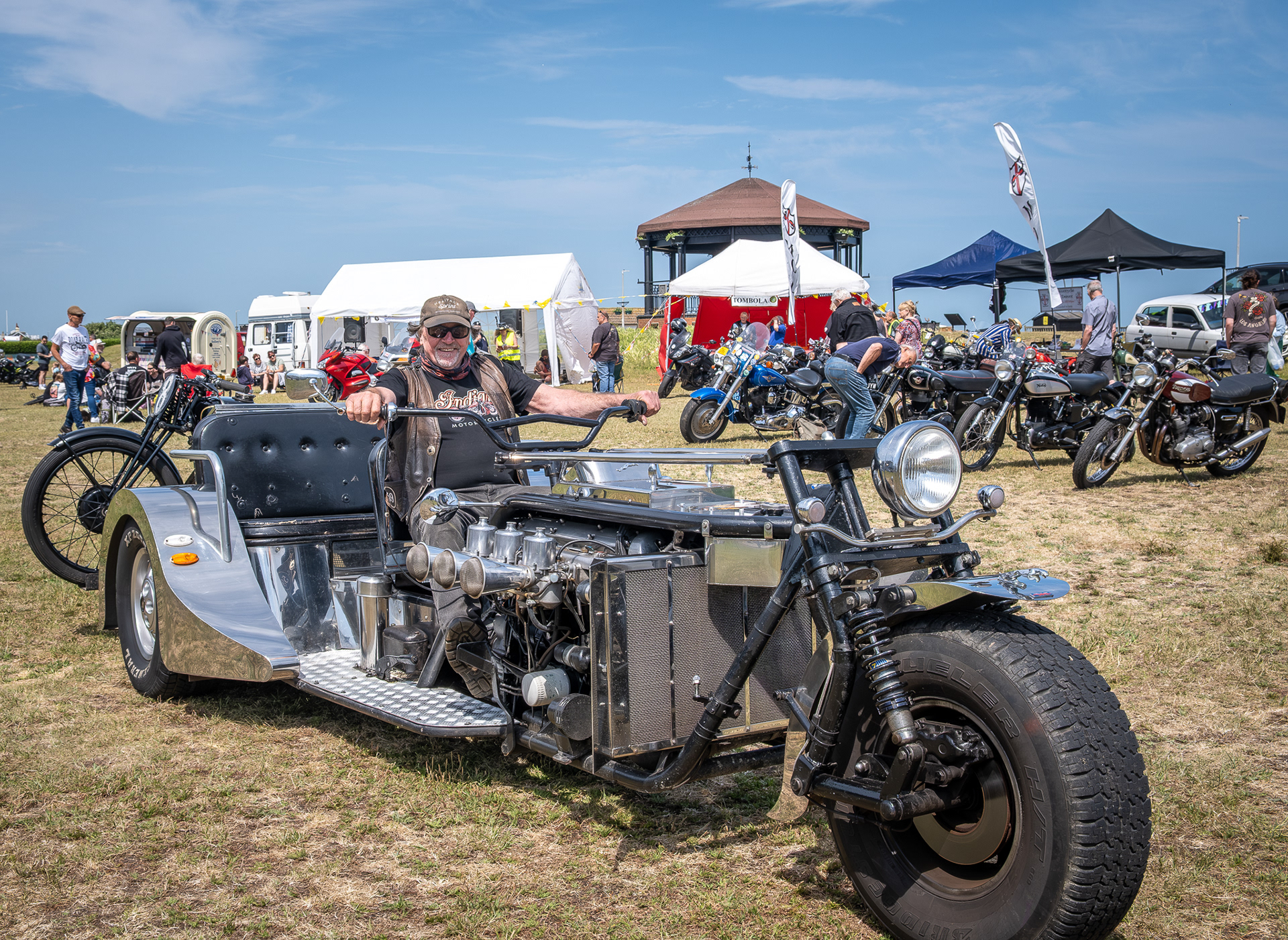 David and his Trike, Walmer Motorbike Show, 14th June.