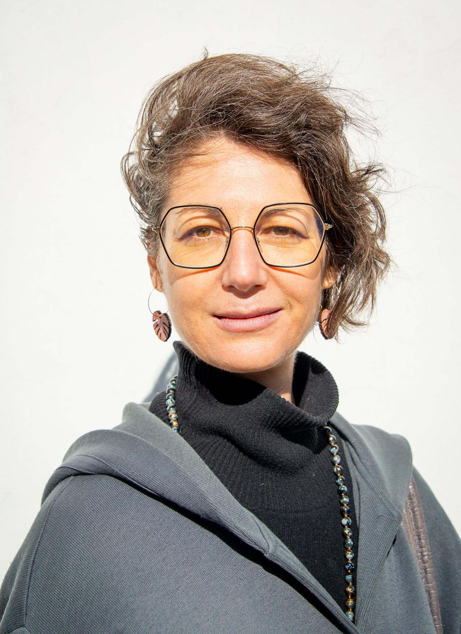 Claire, from Marseilles who lives in Paris. She was in Deal for a wedding. St George's Road, Deal, 4th October, 2025.