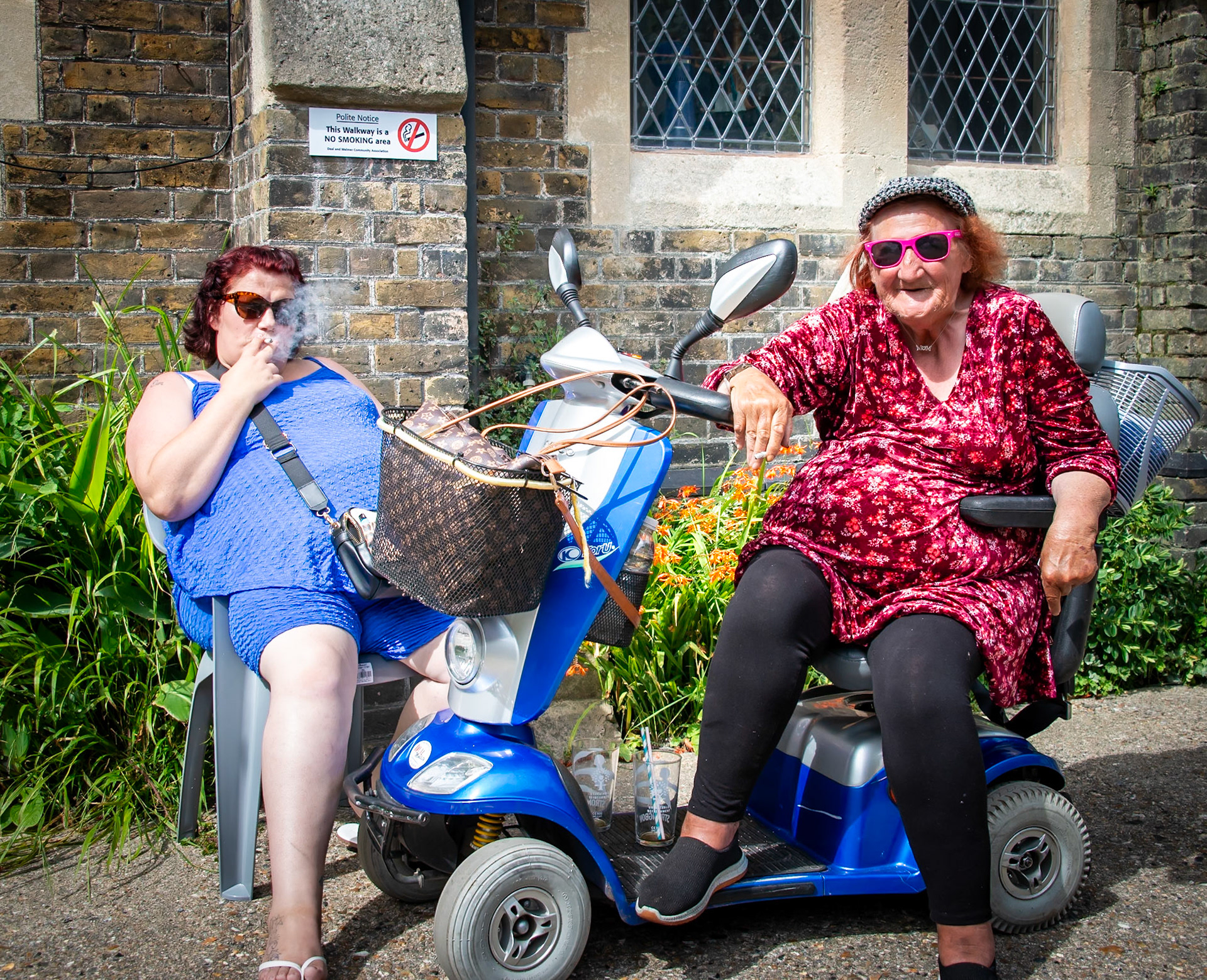 Josie and Freda at the Landmark Centre, 20th July