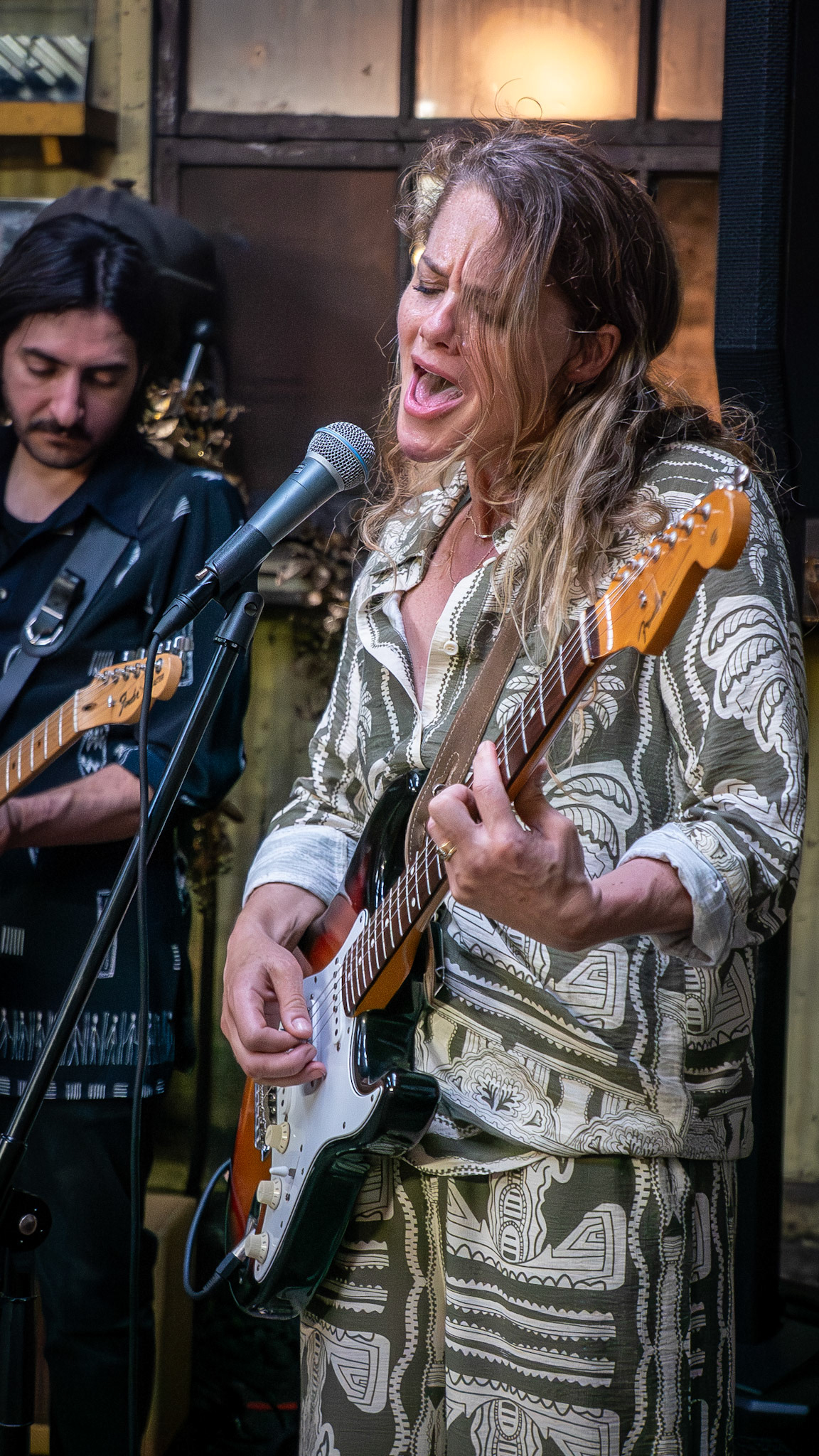 Alice Gold playing songs from her soon-to-be-released album 'Faultlines'. For me, Alice's songs had a '70s, Joni Mitchell feel about them and went down well with the audience at the Test Shed. Green Garage, Station Road, Walmer, 23rd May, 2026.  