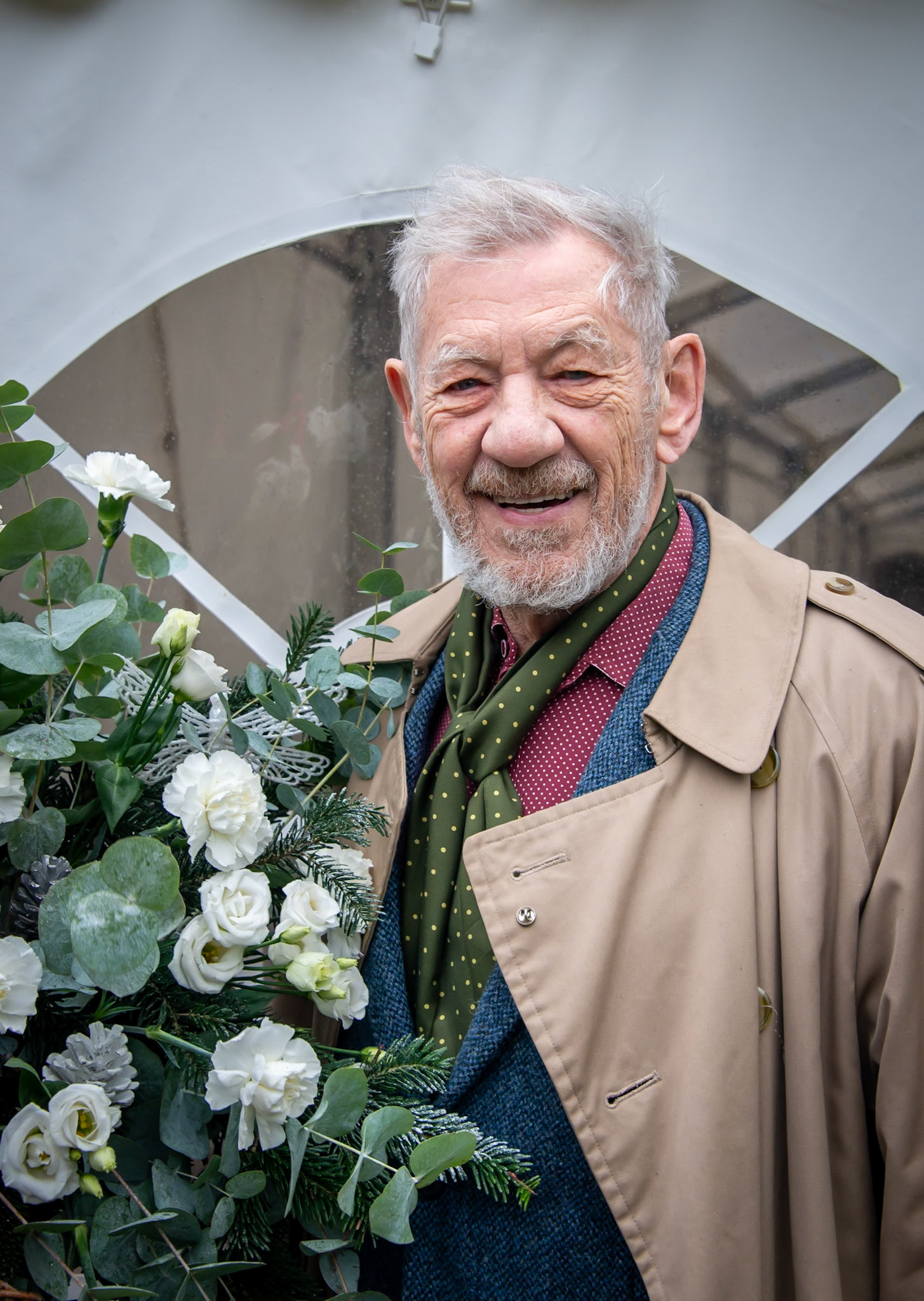 Sir Ian McKellen, Frost Fair at Beacon Hill Cottage, Little Mongeham, Deal, 7th December, 2024.
