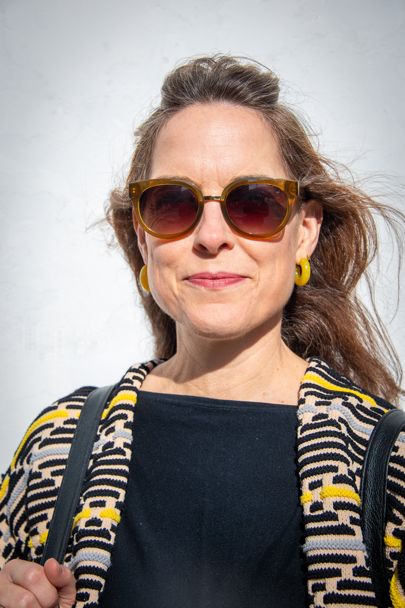 Anna, an interpreter of sign language. St George's Road, Deal, 4th October, 2025.