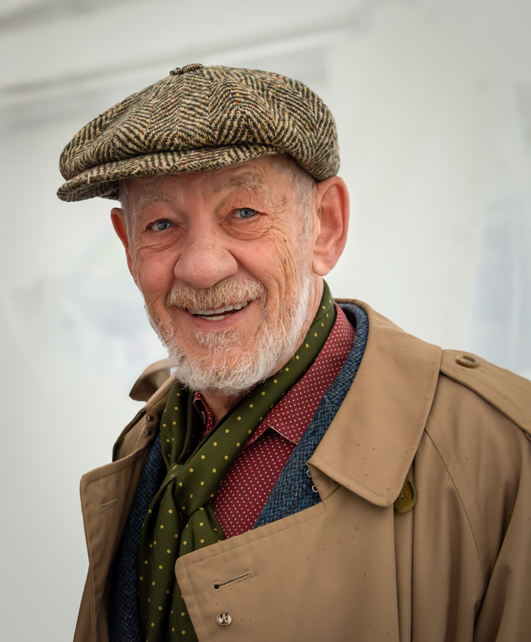 Sir Ian McKellen, Frost Fair at Beacon Hill Cottage, Little Mongeham, Deal, 7th December, 2024.