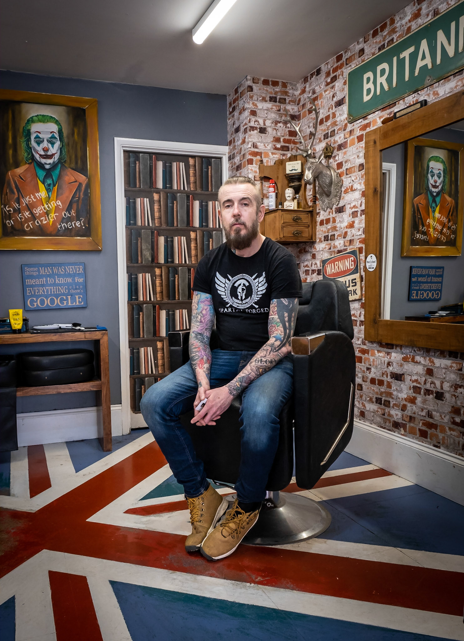 Steve, who runs Mr Dapper, Master Barbers of Deal.